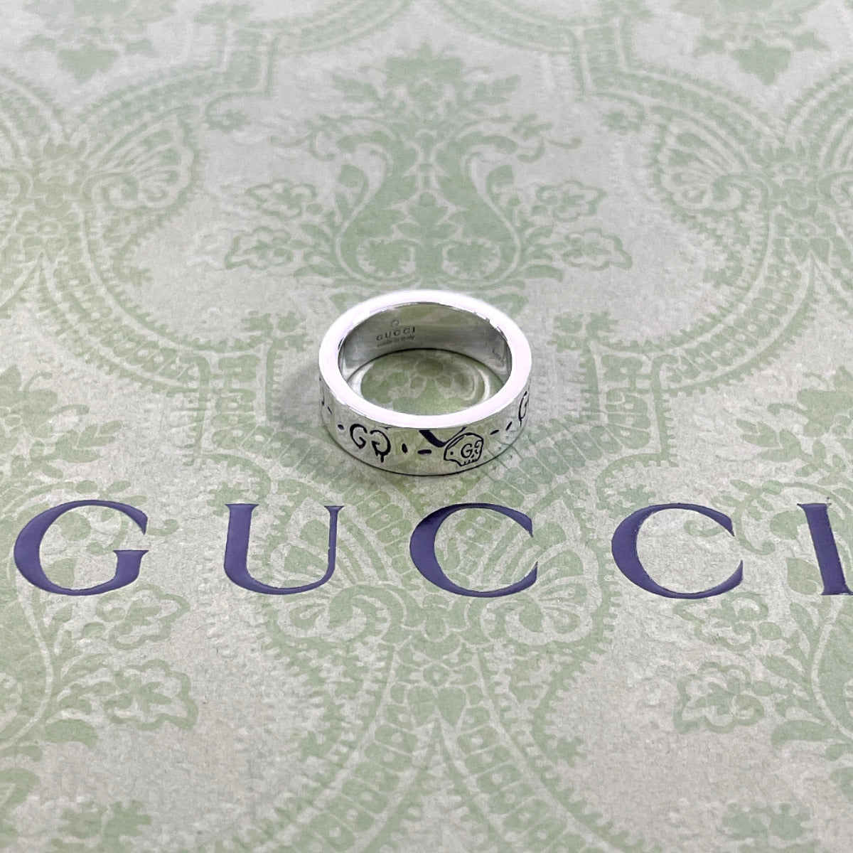 GUCCI Ring Silver925 Silver Ghost Skull 9