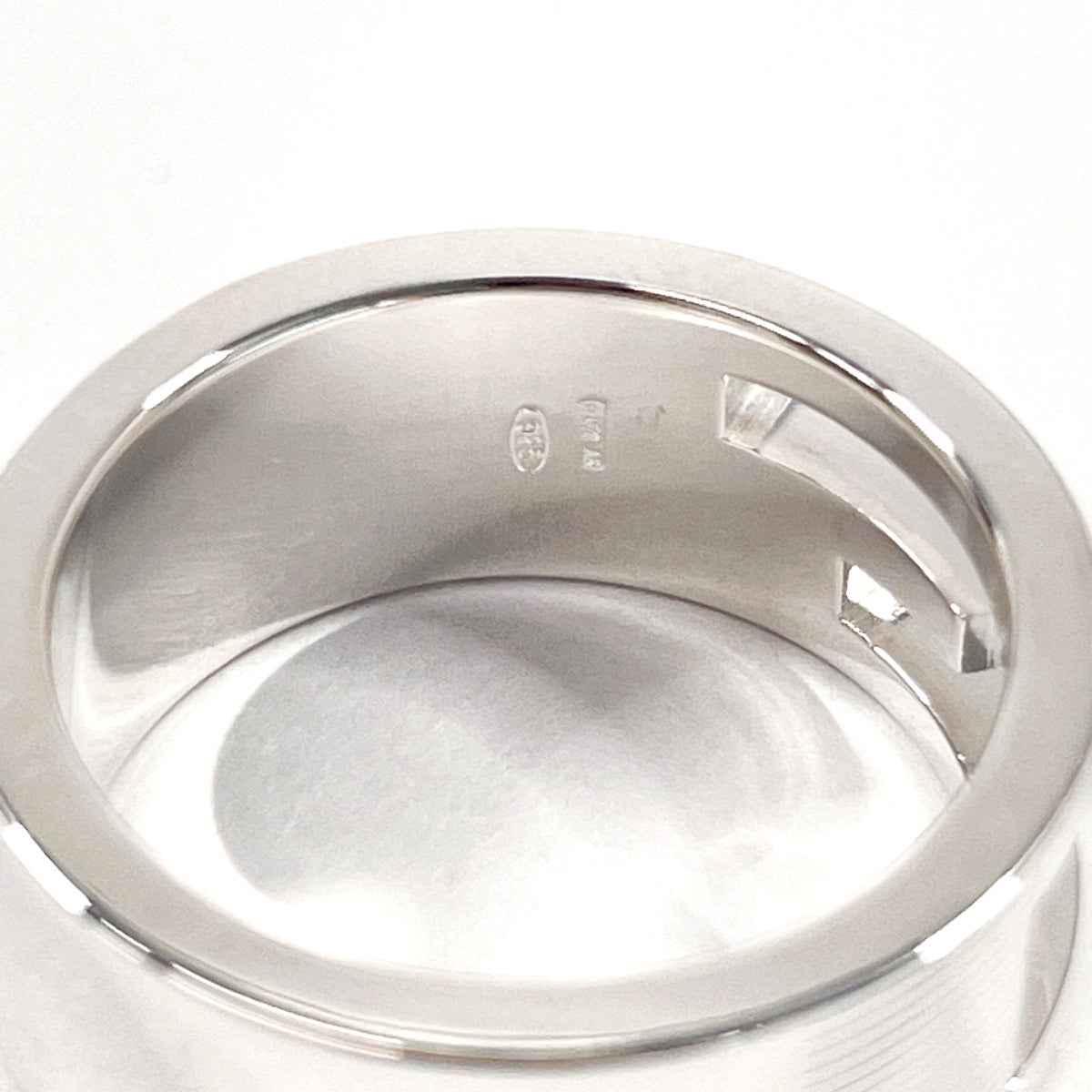 GUCCI Ring Silver925 Silver Branded Cutout G 12