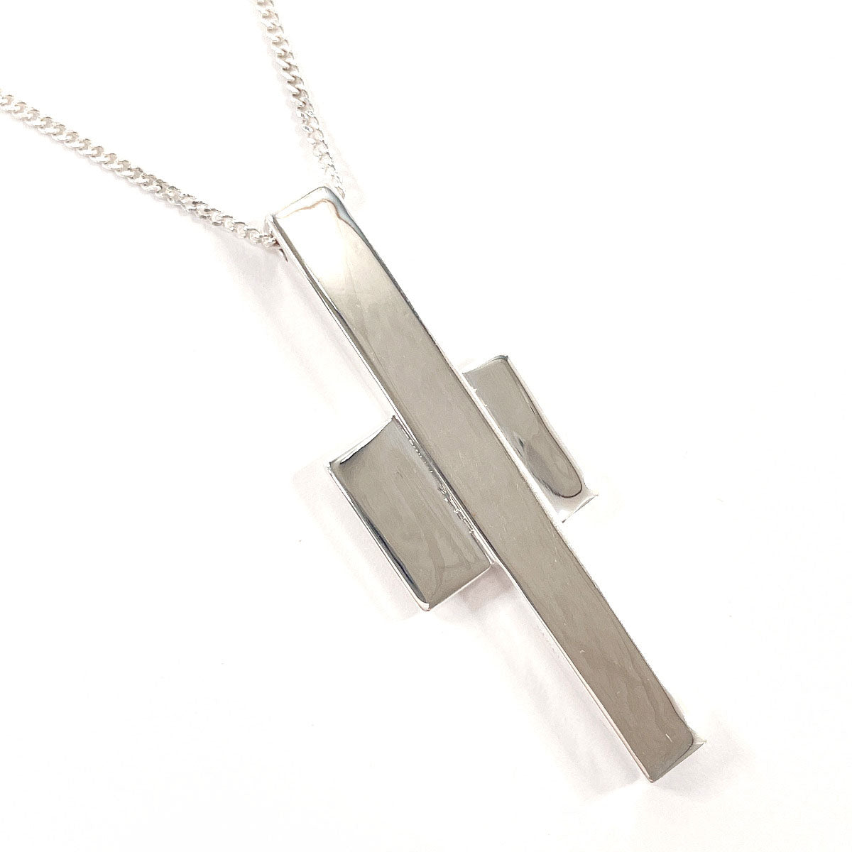 GUCCI Necklace Silver925 Silver cross