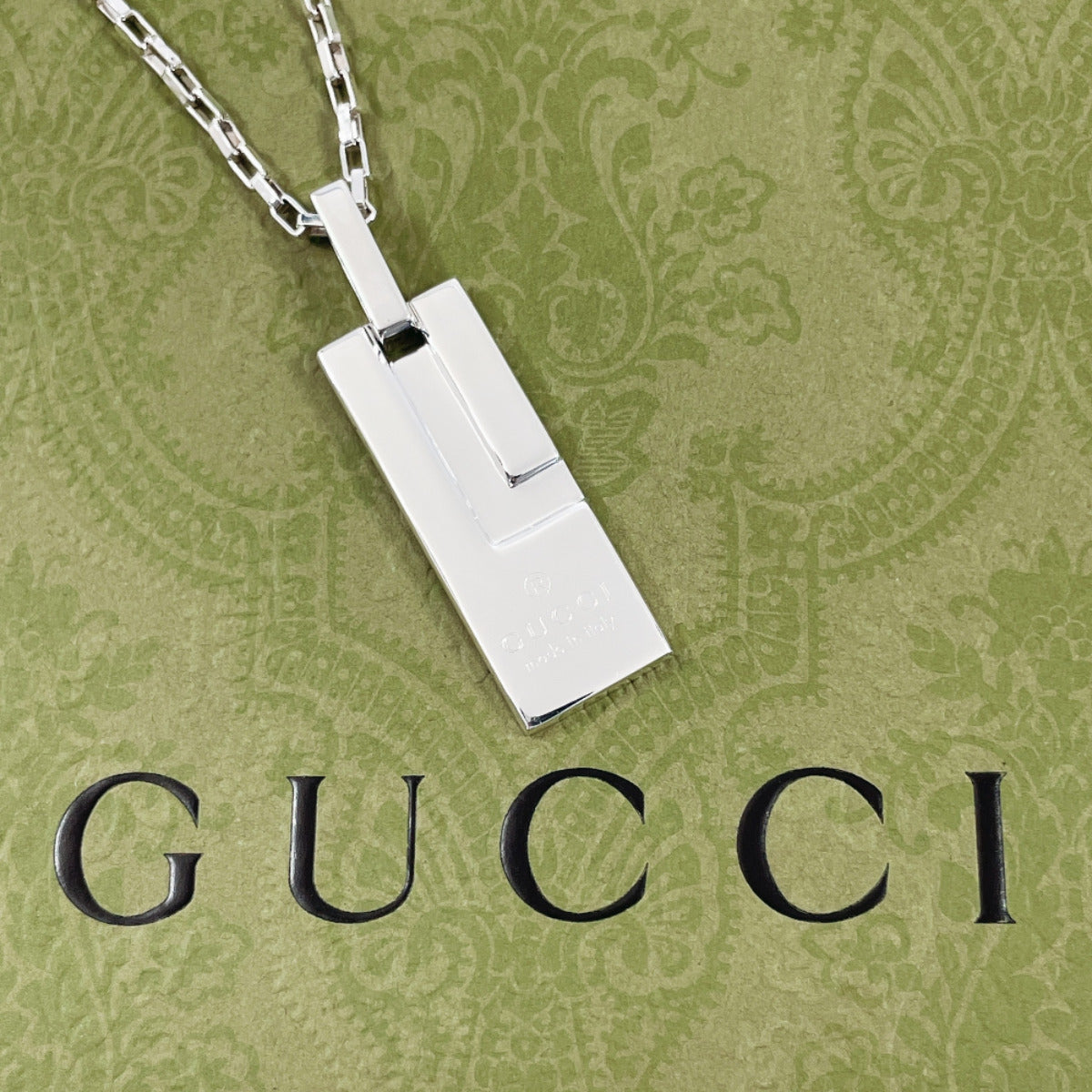 GUCCI Necklace Silver925 Silver plate