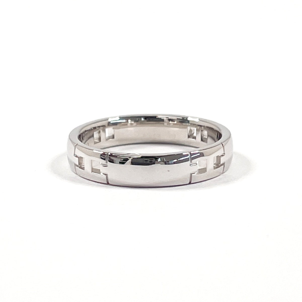 HERMES Ring K18 white gold Silver Ever Heracles Wedding rings 49