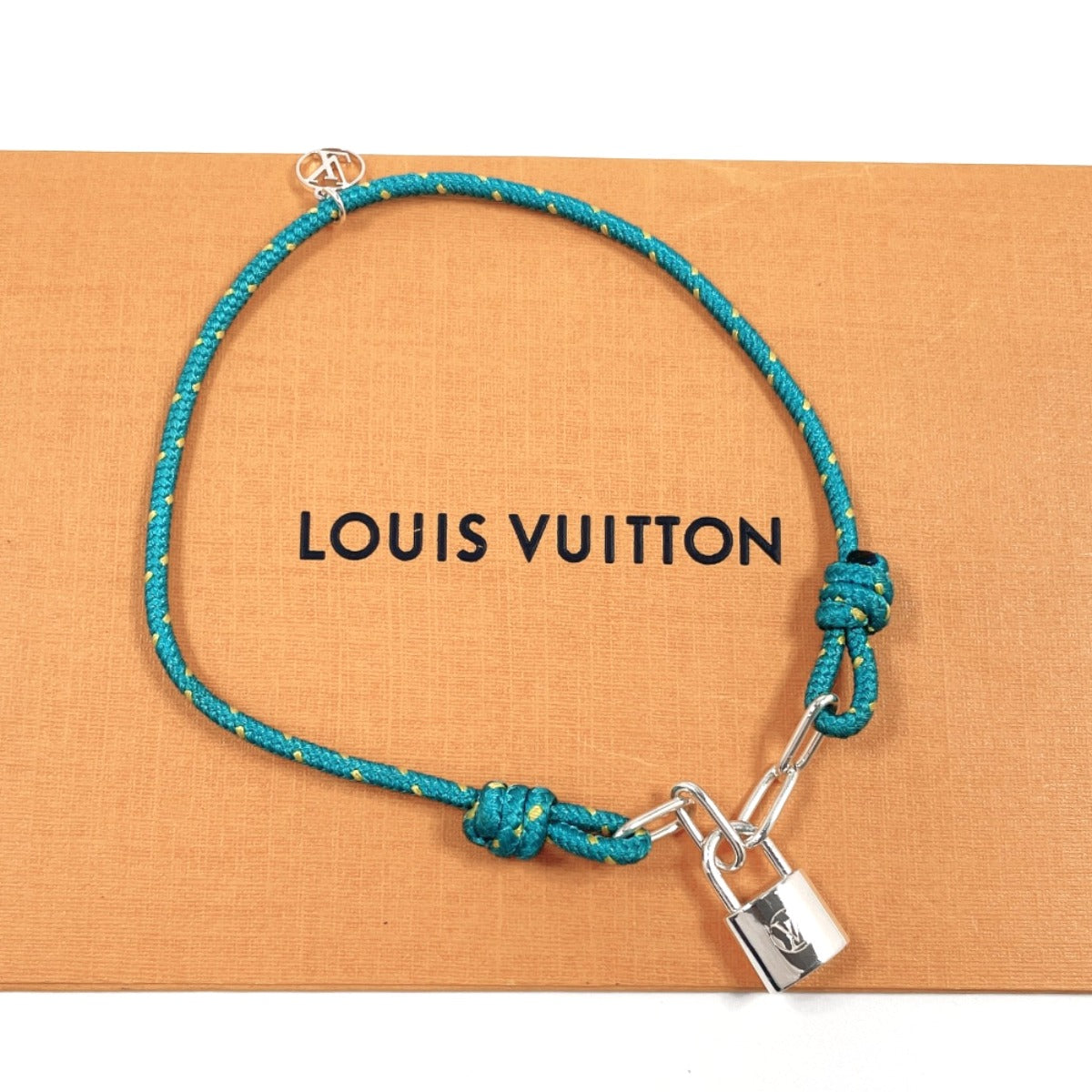 LOUIS VUITTON bracelet Q95866 Silver925 blue Bracelet Lockit