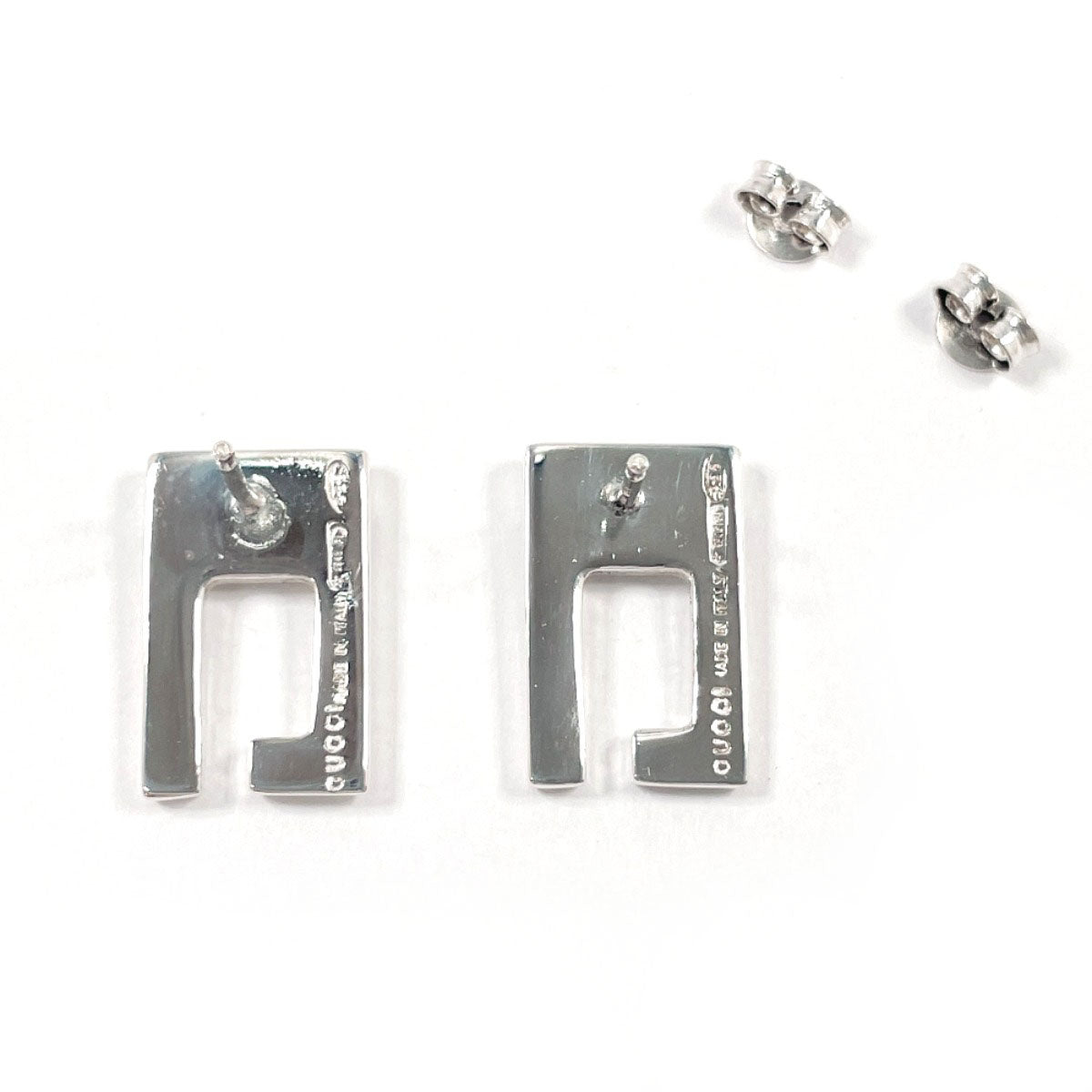 GUCCI Pierce Silver925 Silver G logo