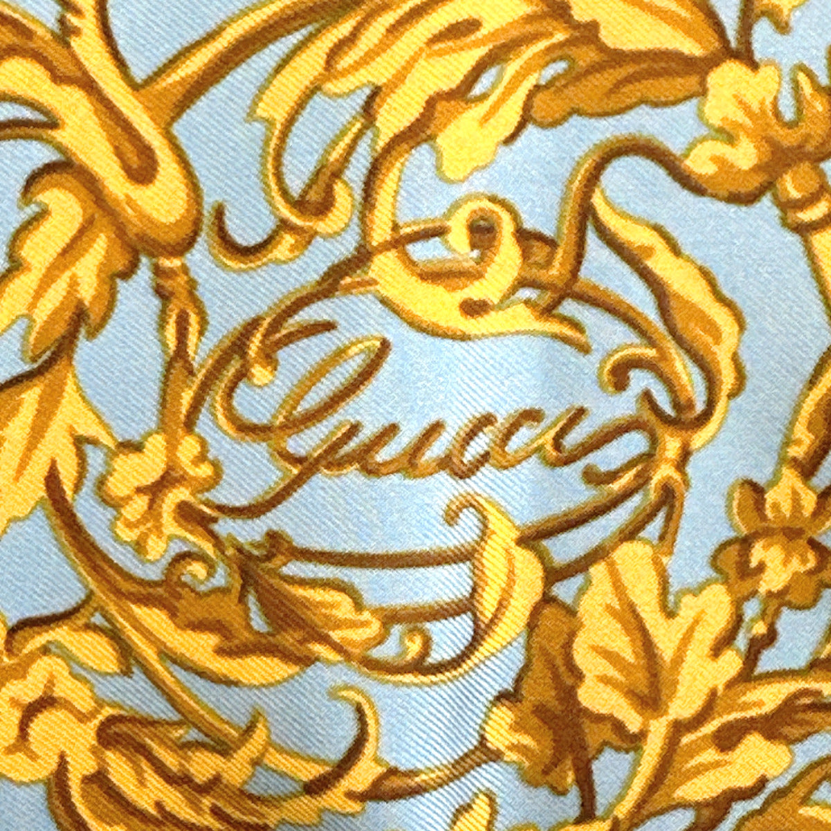 GUCCI scarf Silk, 100% silk beige Horsebit