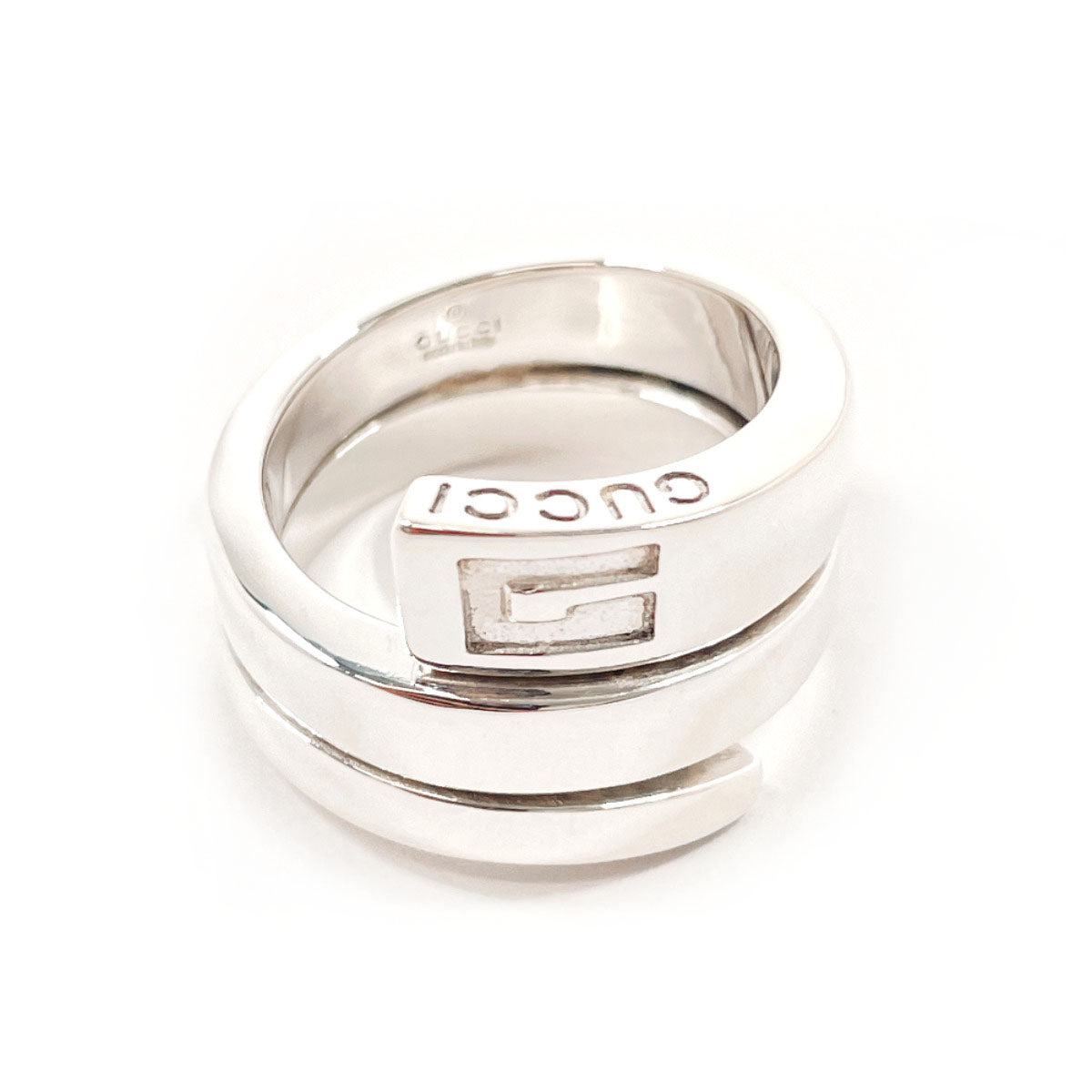 GUCCI Ring Silver925 Silver G logo snake