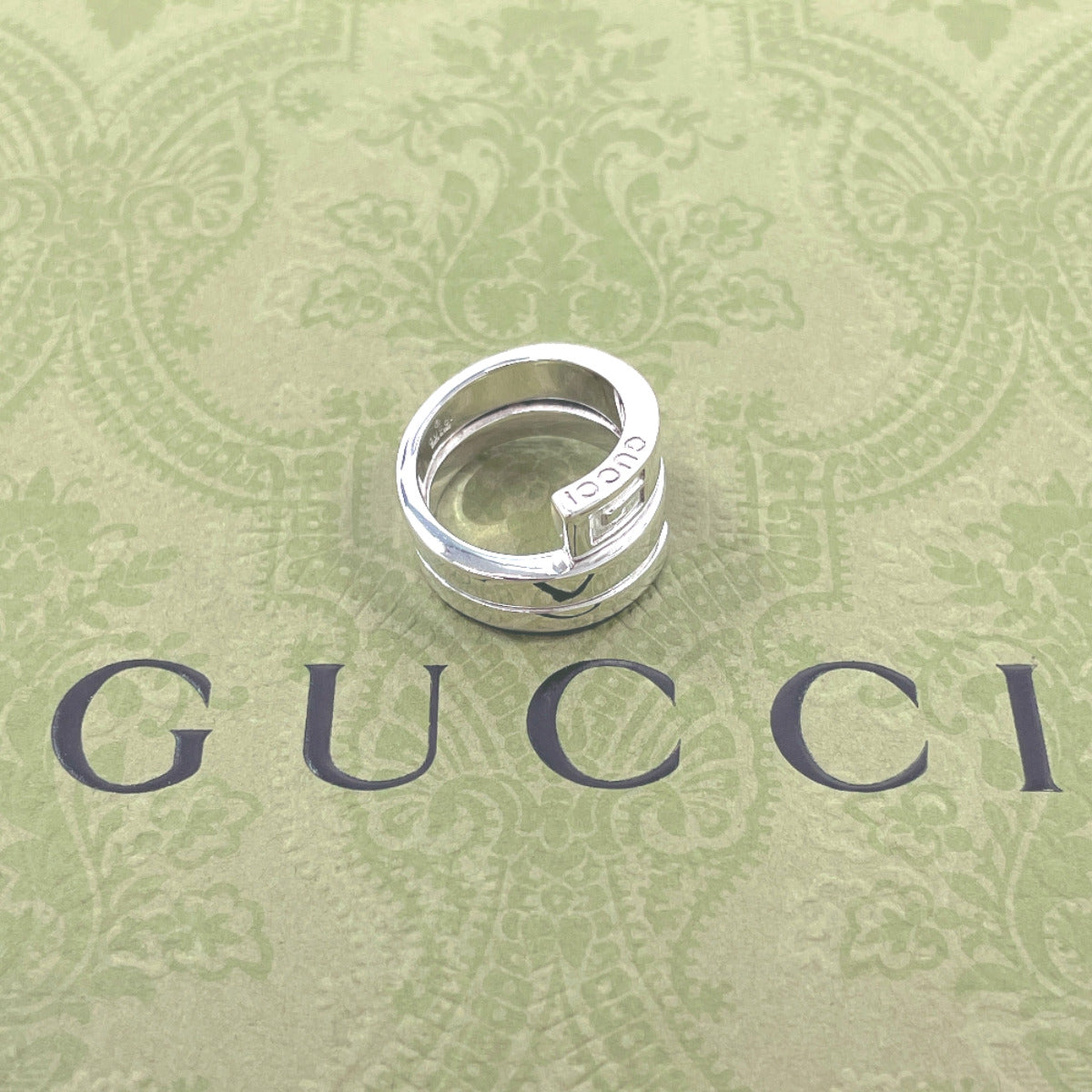 GUCCI Ring Silver925 Silver G logo snake