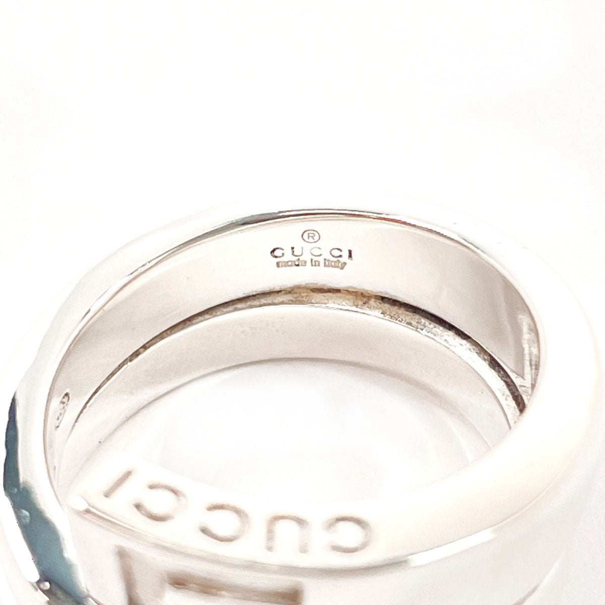 GUCCI Ring Silver925 Silver G logo snake