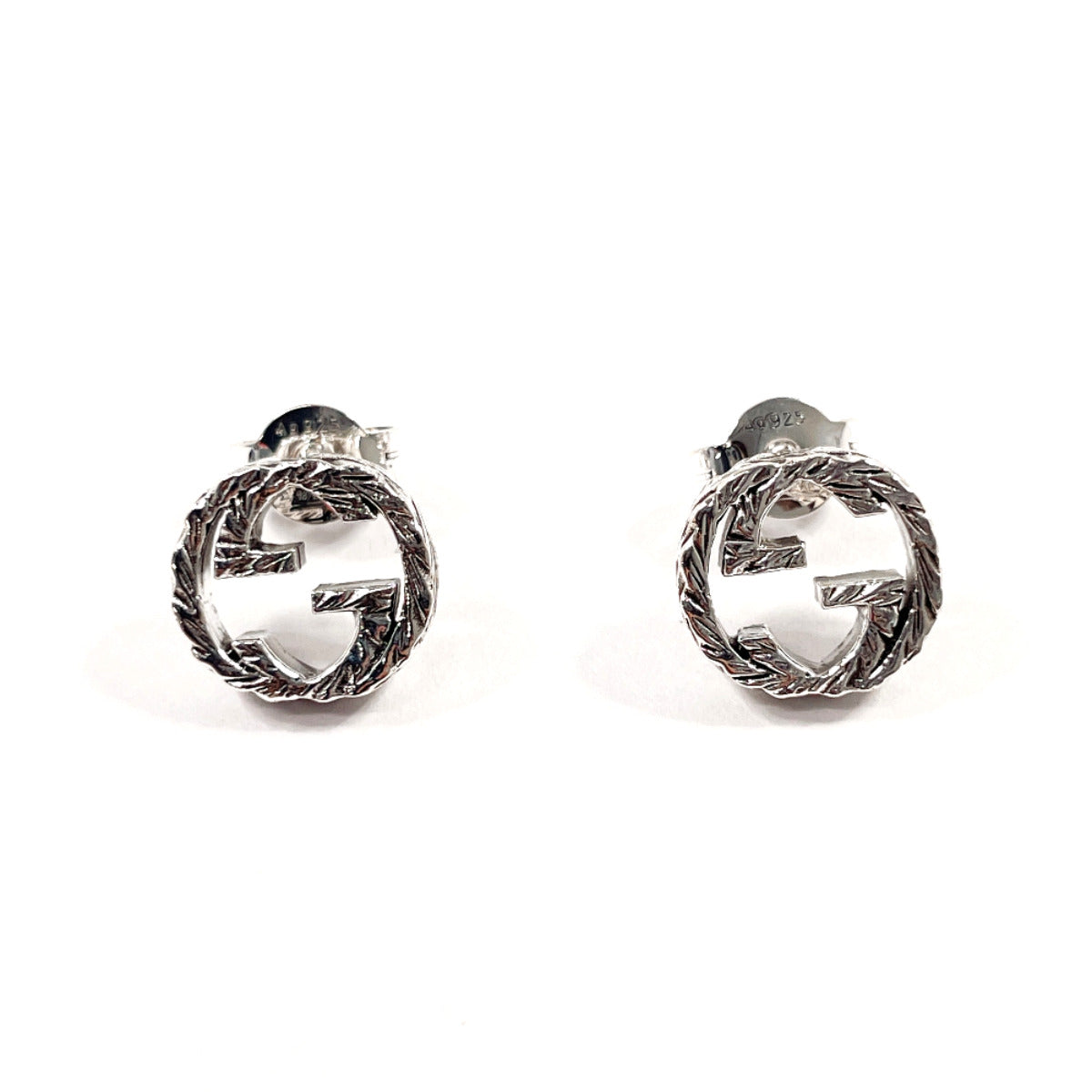 GUCCI Pierce 457109 J8400 0811 Silver925 Silver Interlocking G