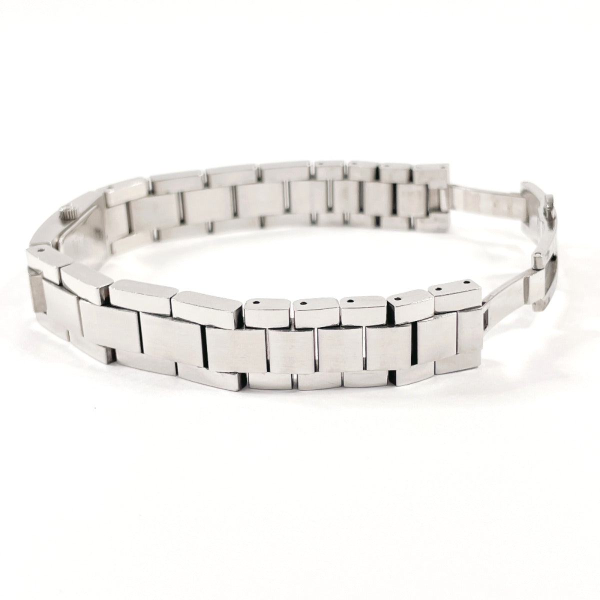 GUCCI Watches Quartz 4600L Stainless Steel Silver black dial