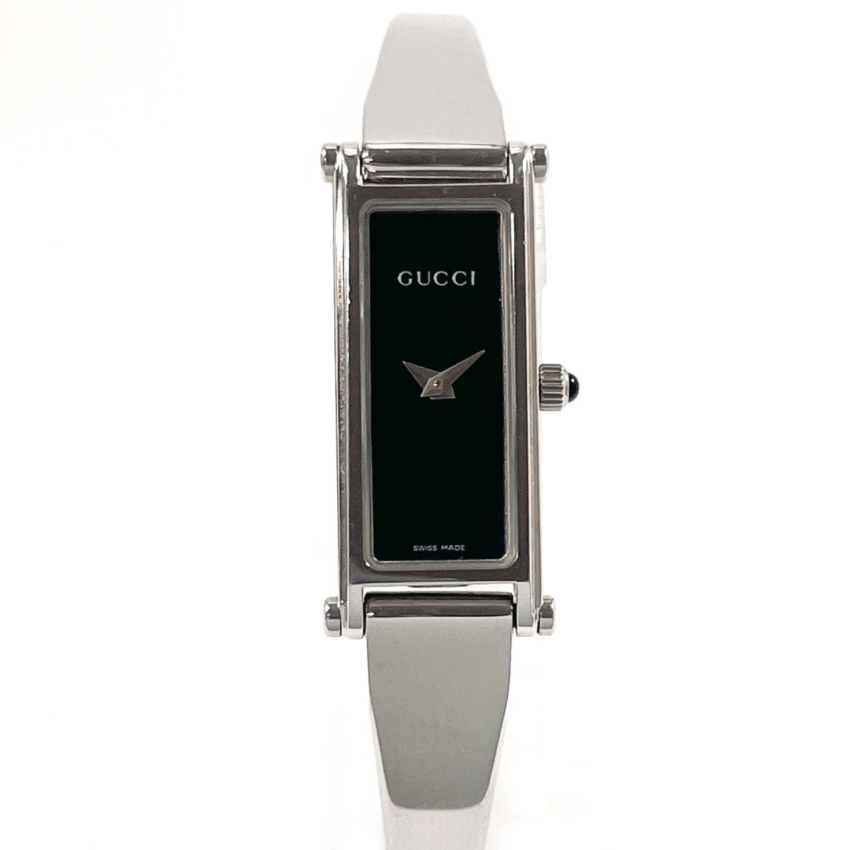 GUCCI Watches Quartz 1500L Stainless Steel Silver black dial