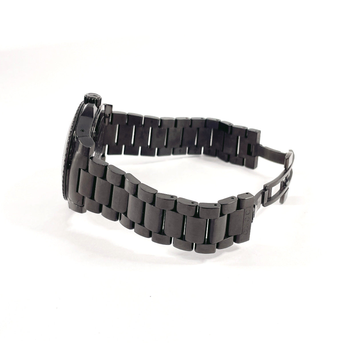 GUCCI Watches Quartz YA136213 Stainless Steel black Dive black dial