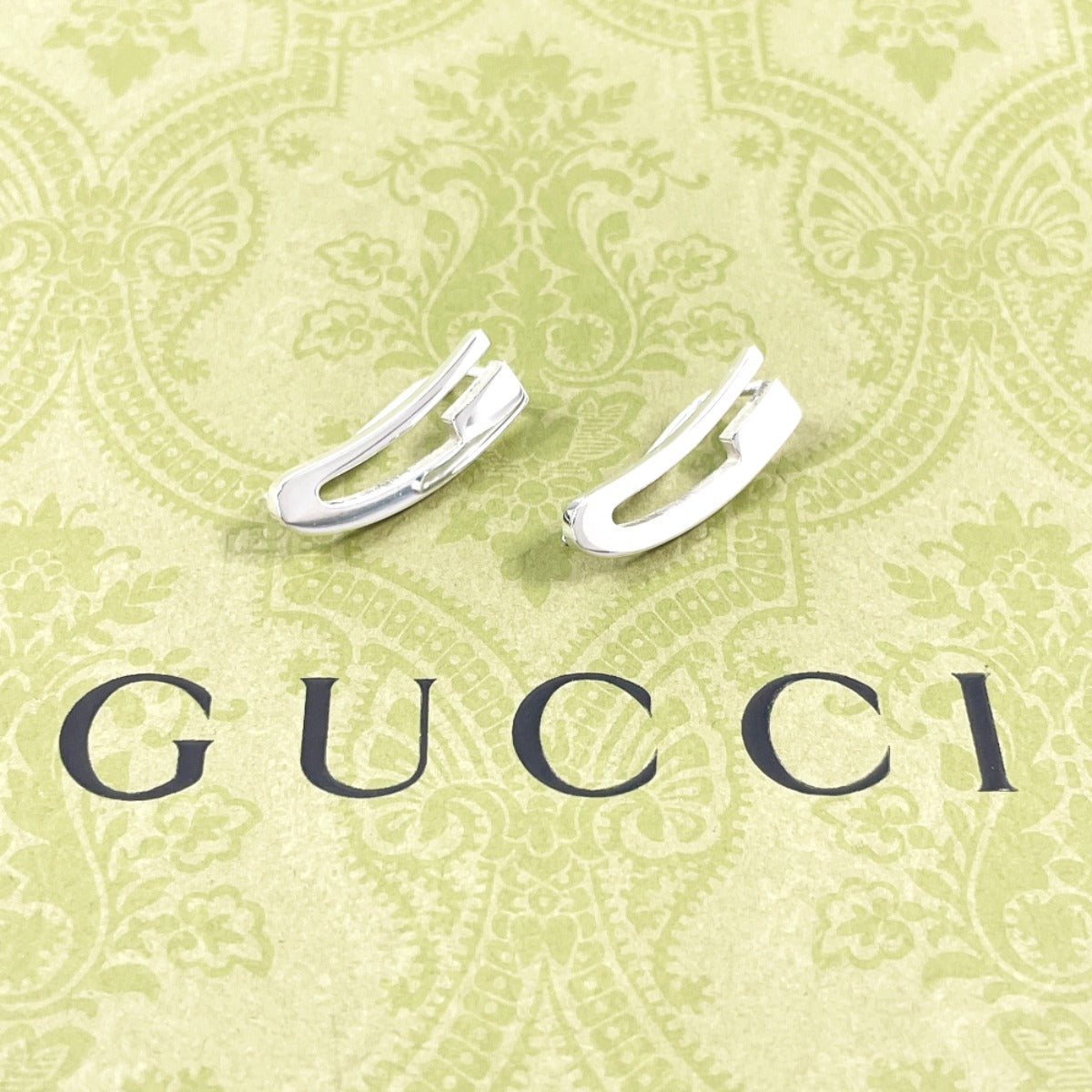 GUCCI Pierce Silver925 Silver G logo