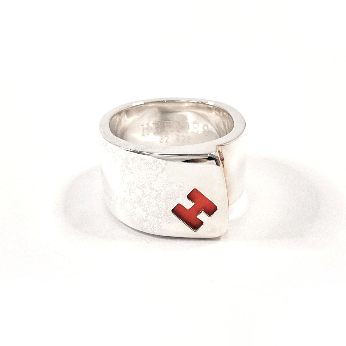 HERMES Ring Silver925 Silver candy 52