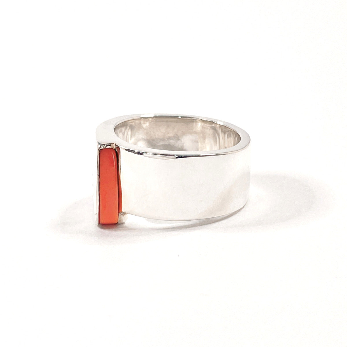 HERMES Ring Silver925 Silver candy 52