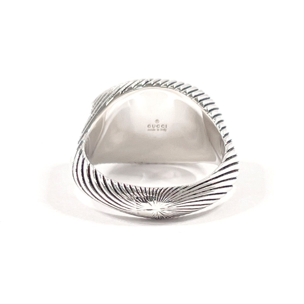 GUCCI Ring Silver925 Silver Double G twist 15