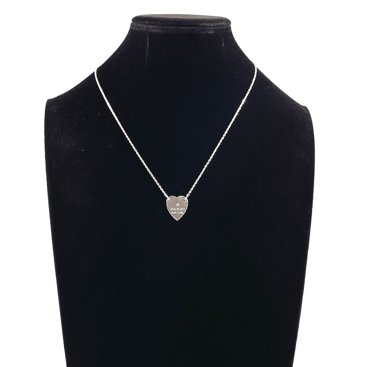 GUCCI Necklace 223512 J8400 8106 Silver925 Silver Trademark Heart