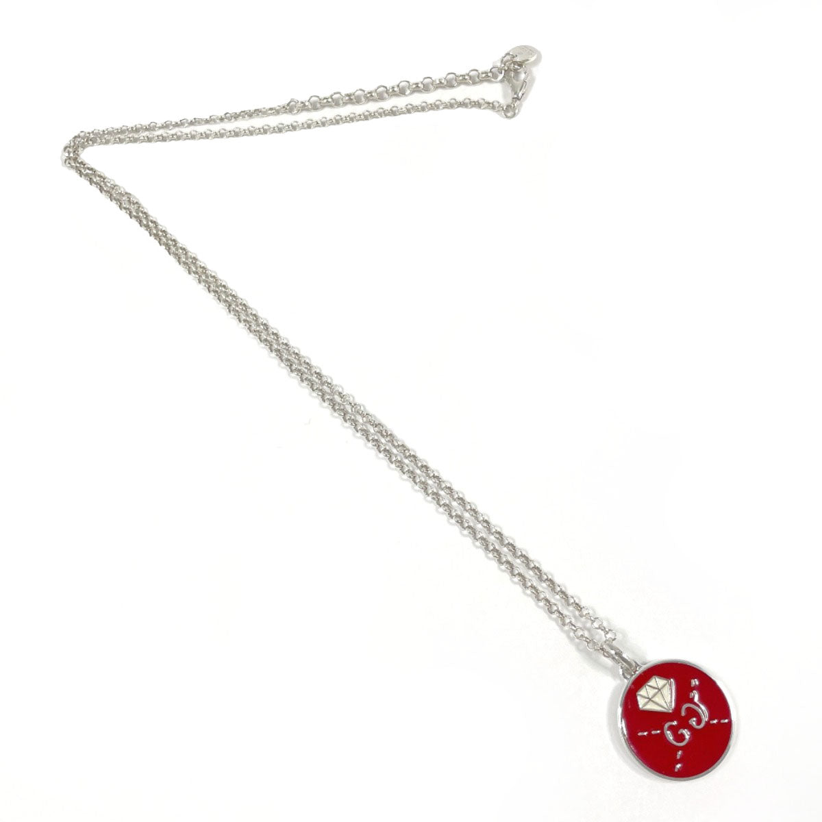 GUCCI Necklace Silver925 Silver ghost diamond