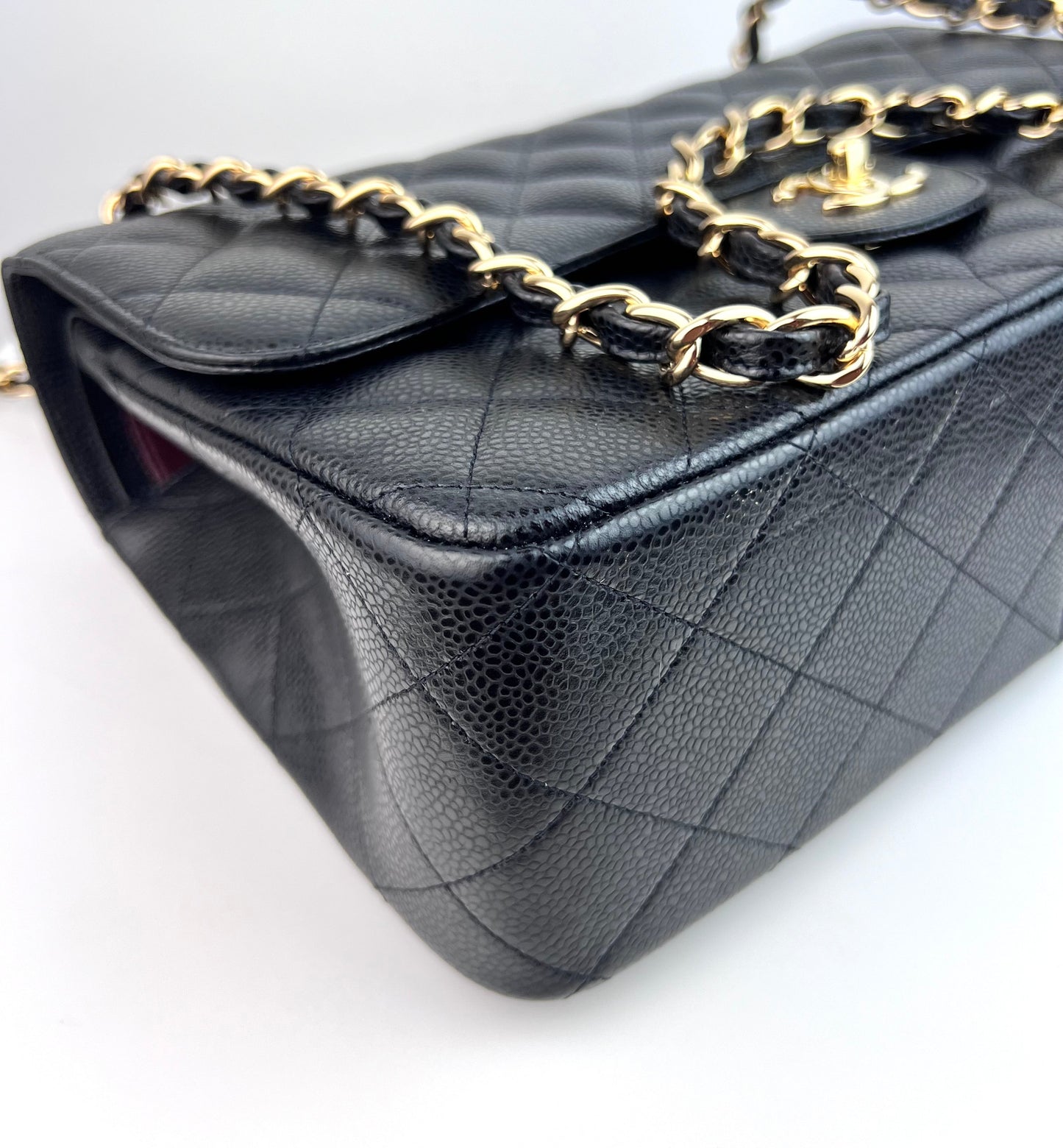 Chanel Large Caviar flap classic bag