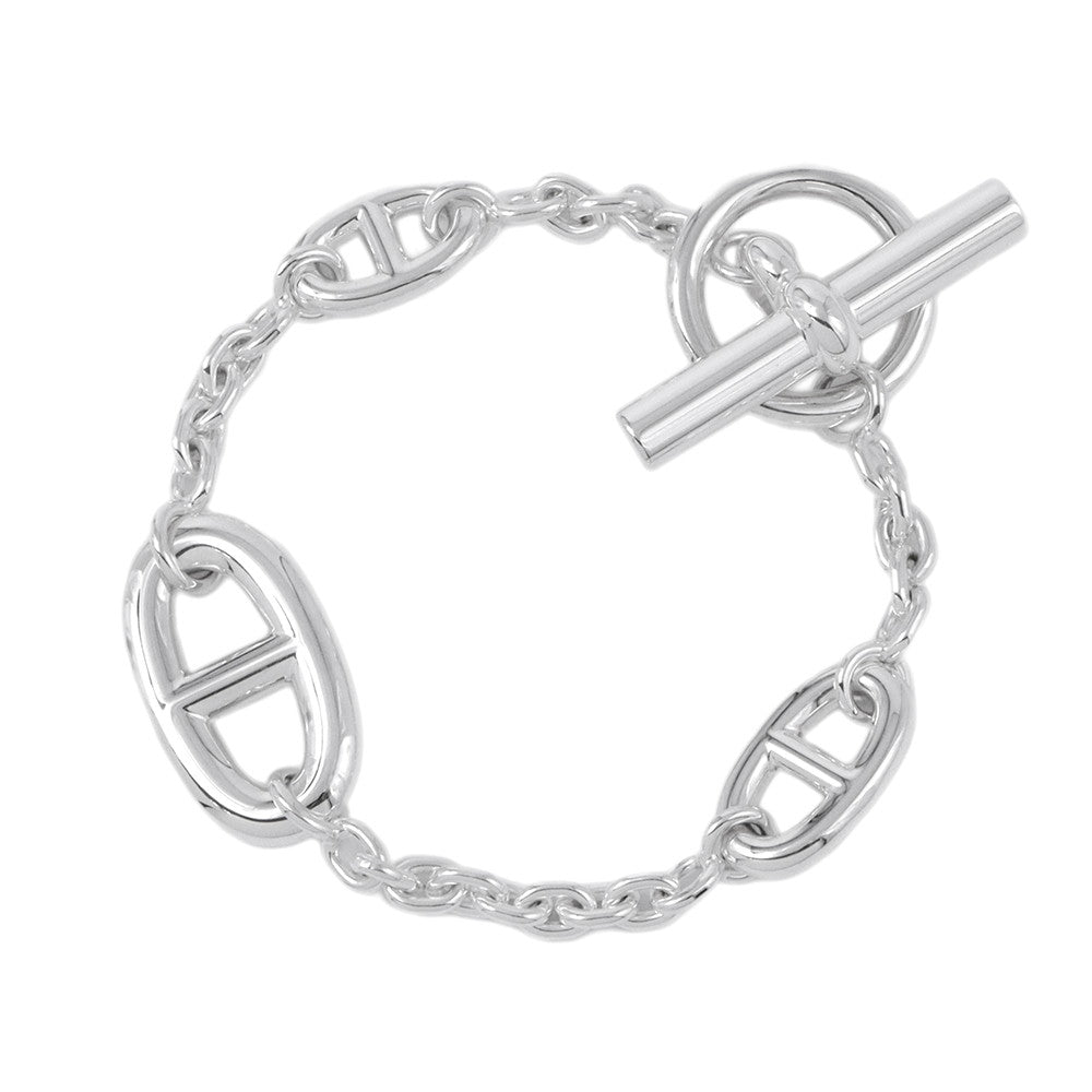 HERMES Chaine d'Ancre Farandole Bracelet Size SH SV925