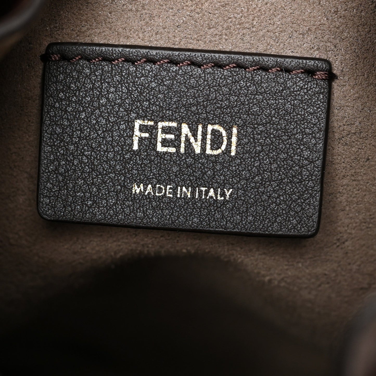 FENDI FF MINI  MON TRÃSOR BUCKET BAG WITH SHOULDER STRAP