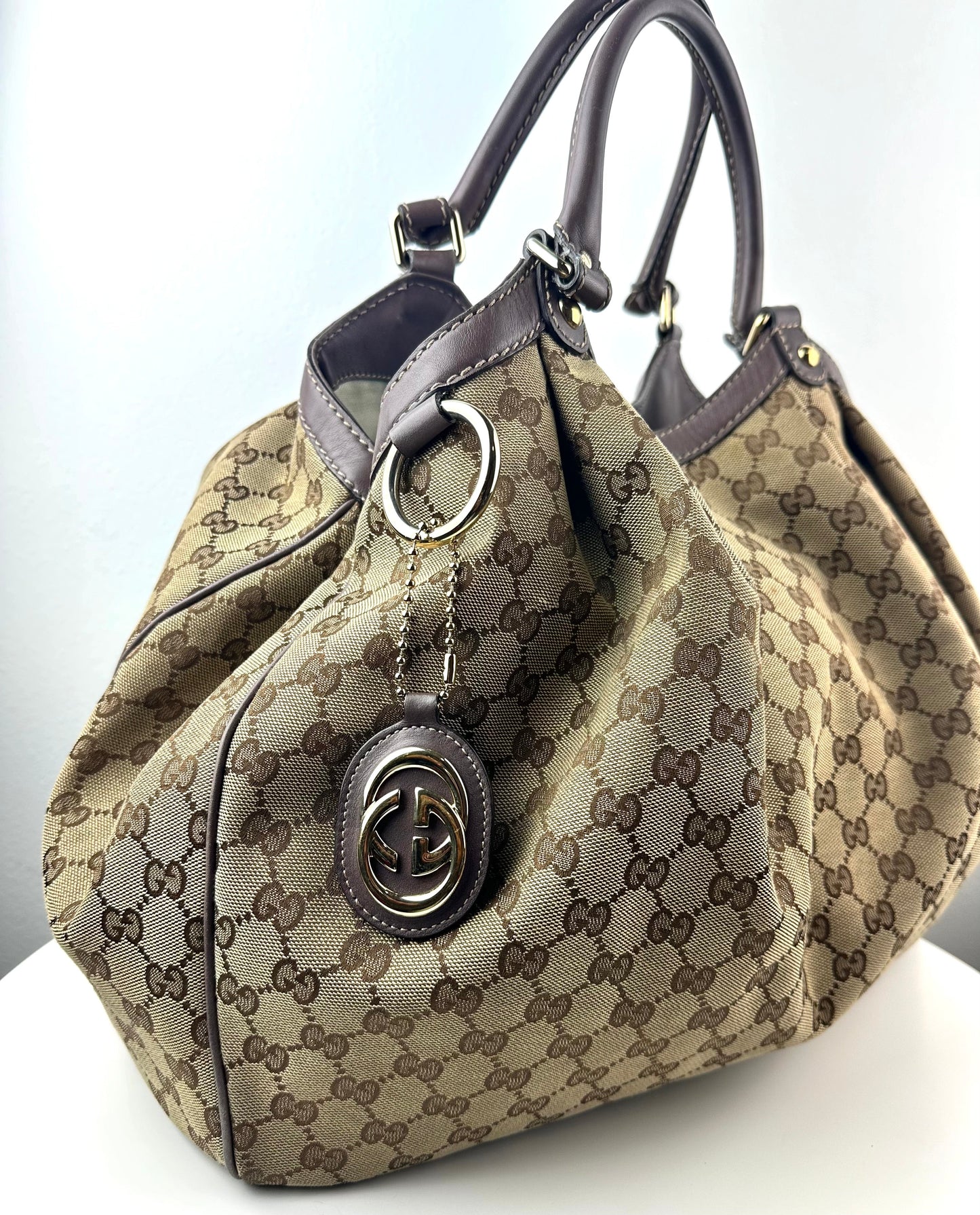 Gucci GG Canvas Sukey Tote Bag