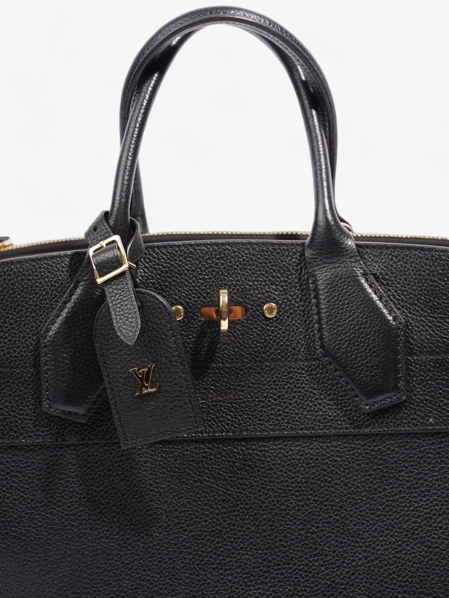 Louis Vuitton City Steamer MM Black Leather