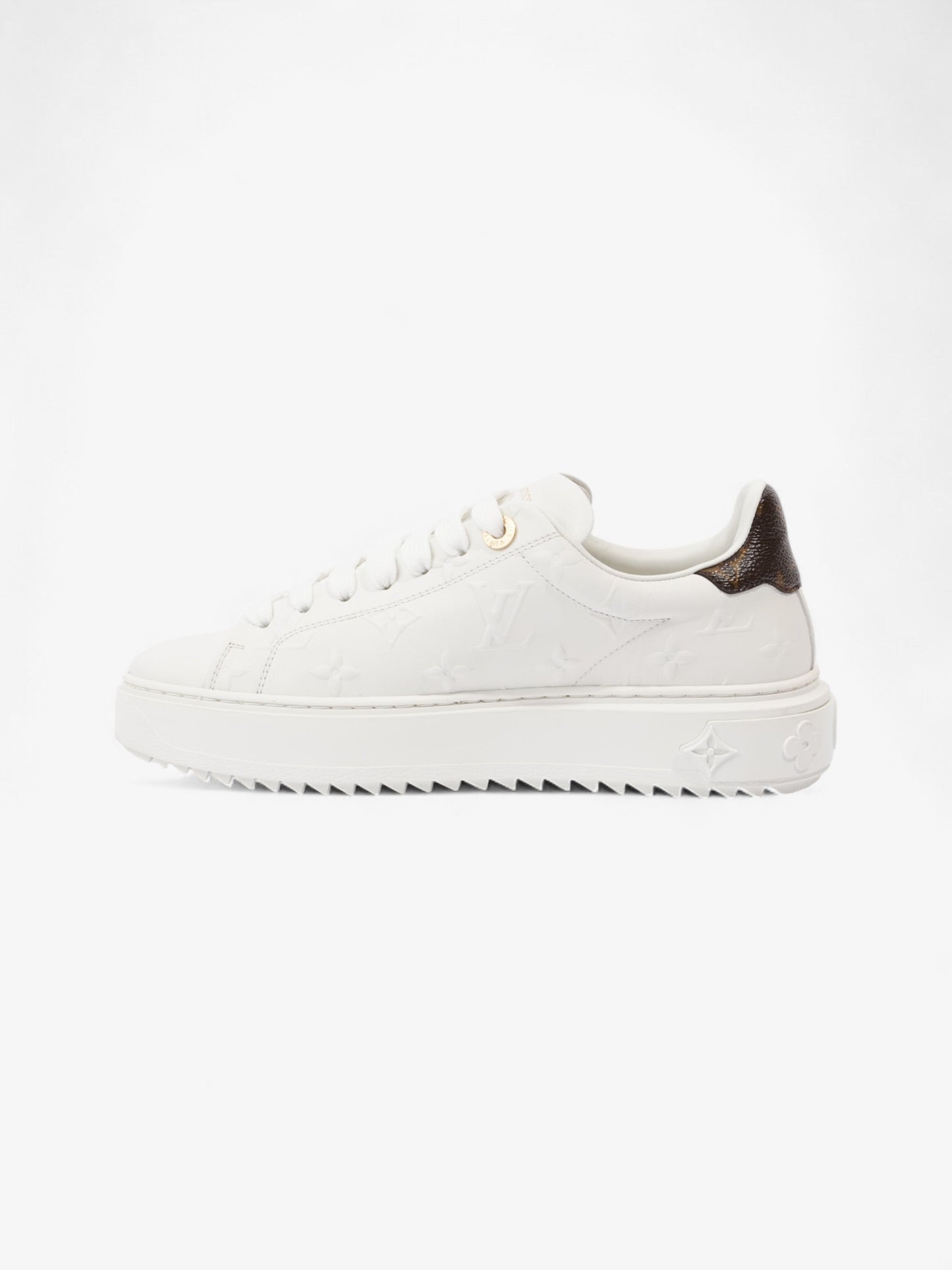 Louis Vuitton Time Out White / Monogram Leather EU 37 UK 4