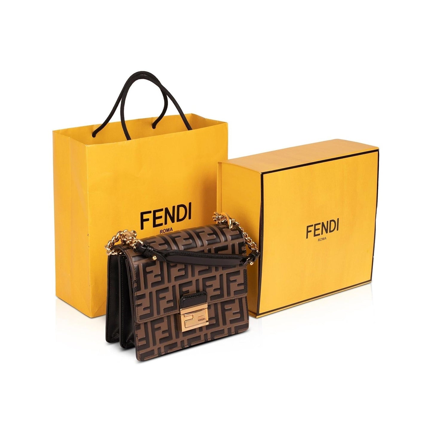Fendi 2021 Small Kan U Shoulder Bag