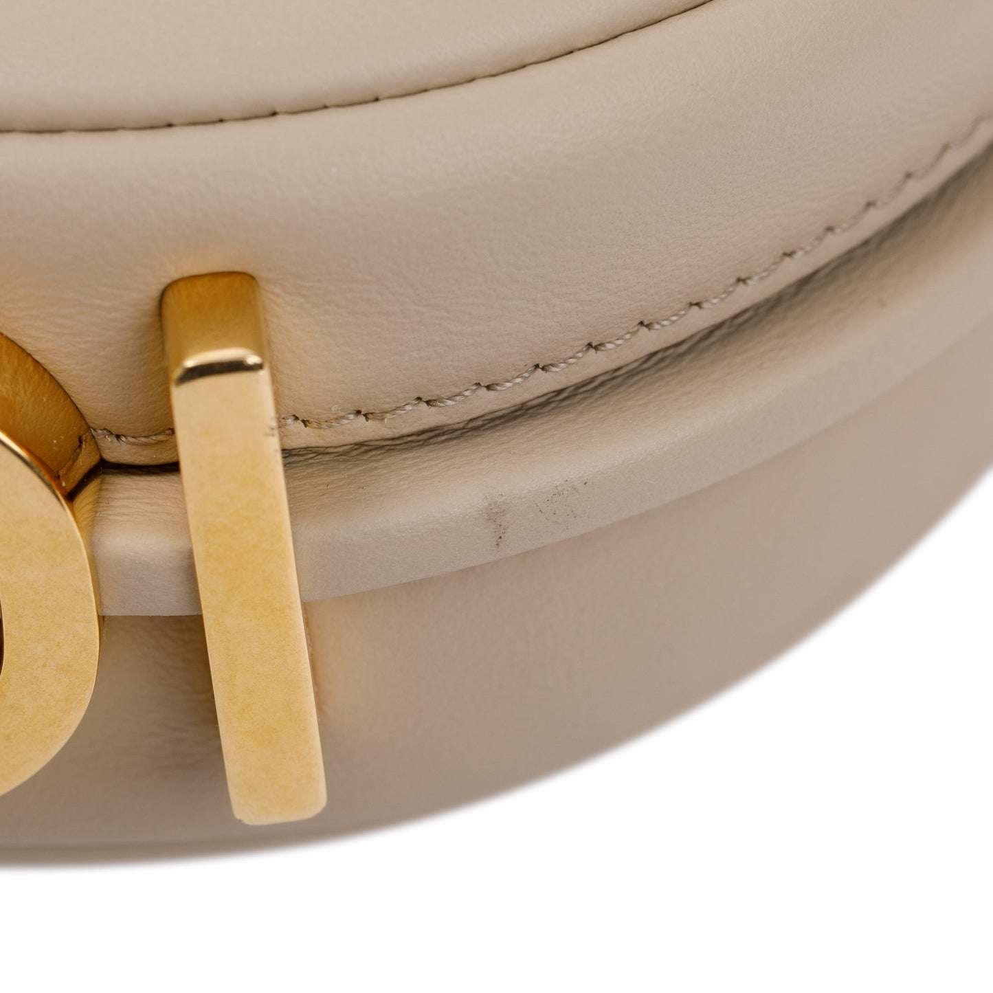 Fendi 2022 Beige Calfskin Leather Nano Fendigraphy Bag