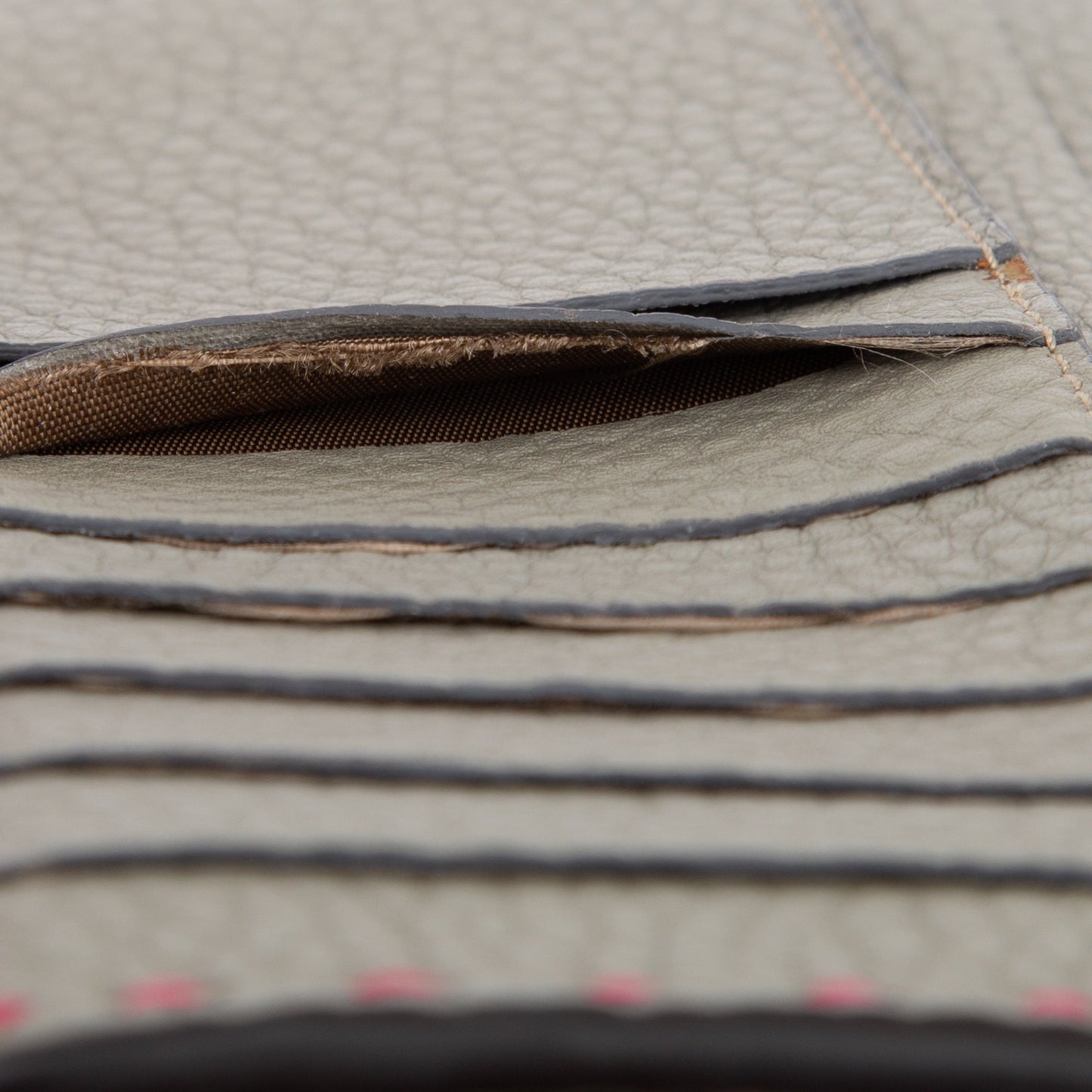 Fendi Bicolor Selleria Peekaboo Continental Wallet