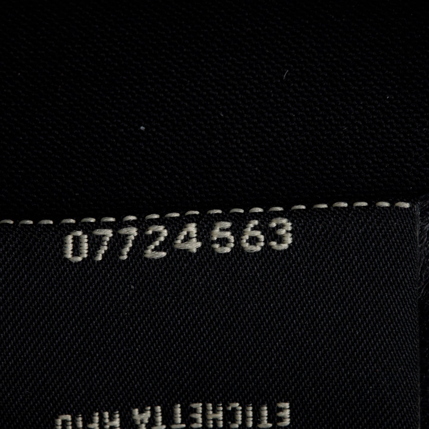Fendi Black FF Embossed Leather Micro Trifold Wallet