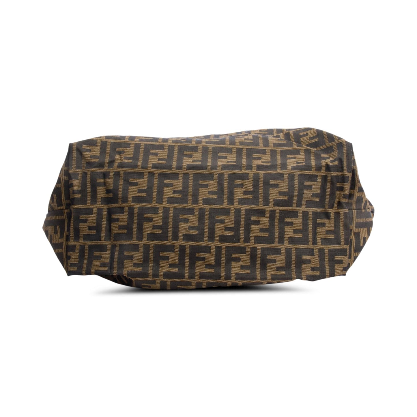 Fendi Brown FF Zucca Canvas Medium Roll Tote