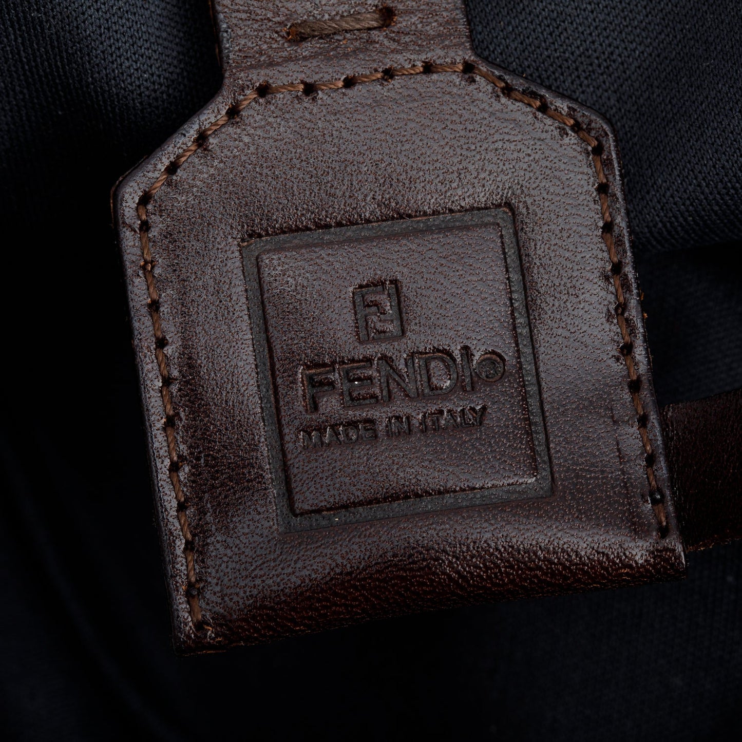 Fendi Brown FF Zucca Canvas Medium Roll Tote