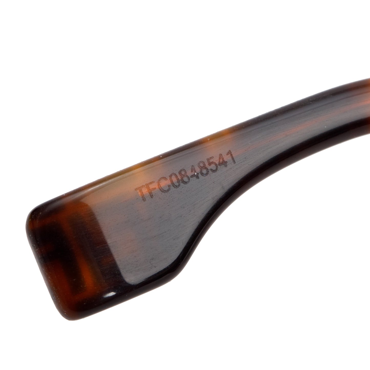 Fendi FE40101 Havana Acetate Square Sunglasses