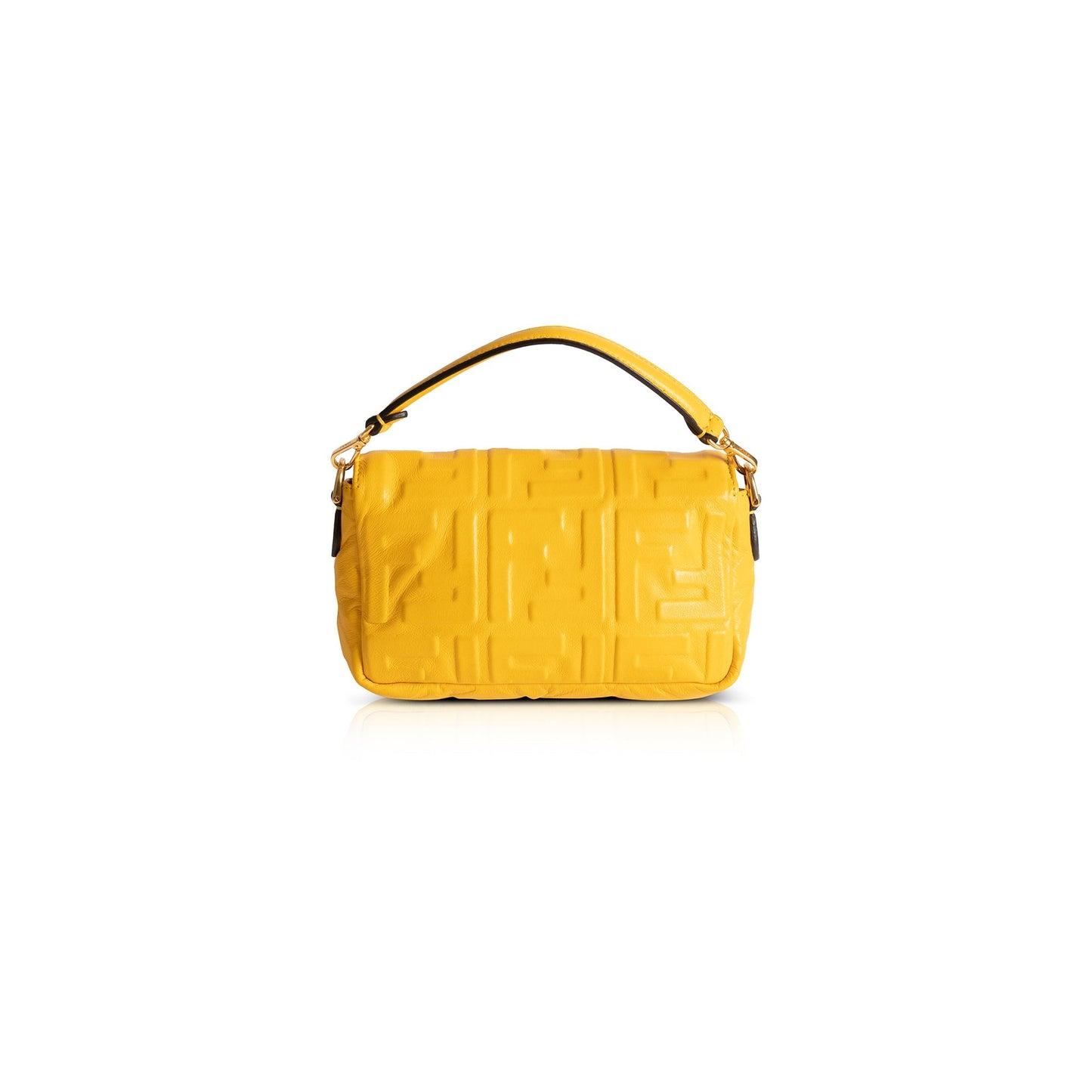Fendi FF Embossed Mini Baguette