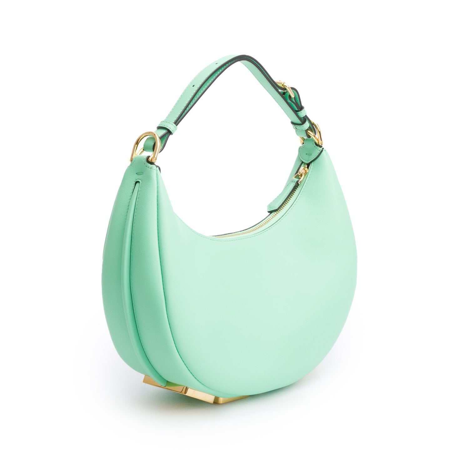 Fendi Green Calf Leather Small Fendigraphy Bag