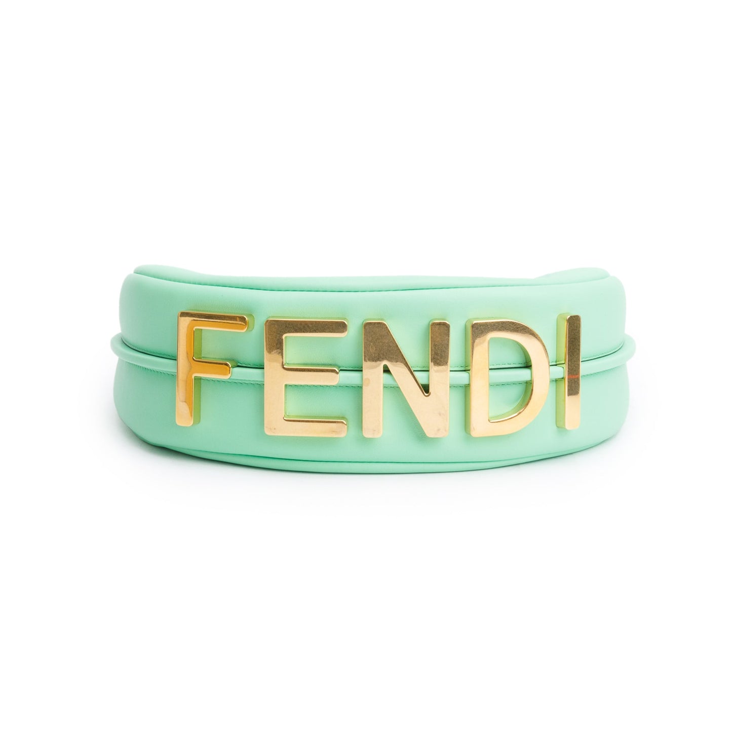 Fendi Green Calf Leather Small Fendigraphy Bag