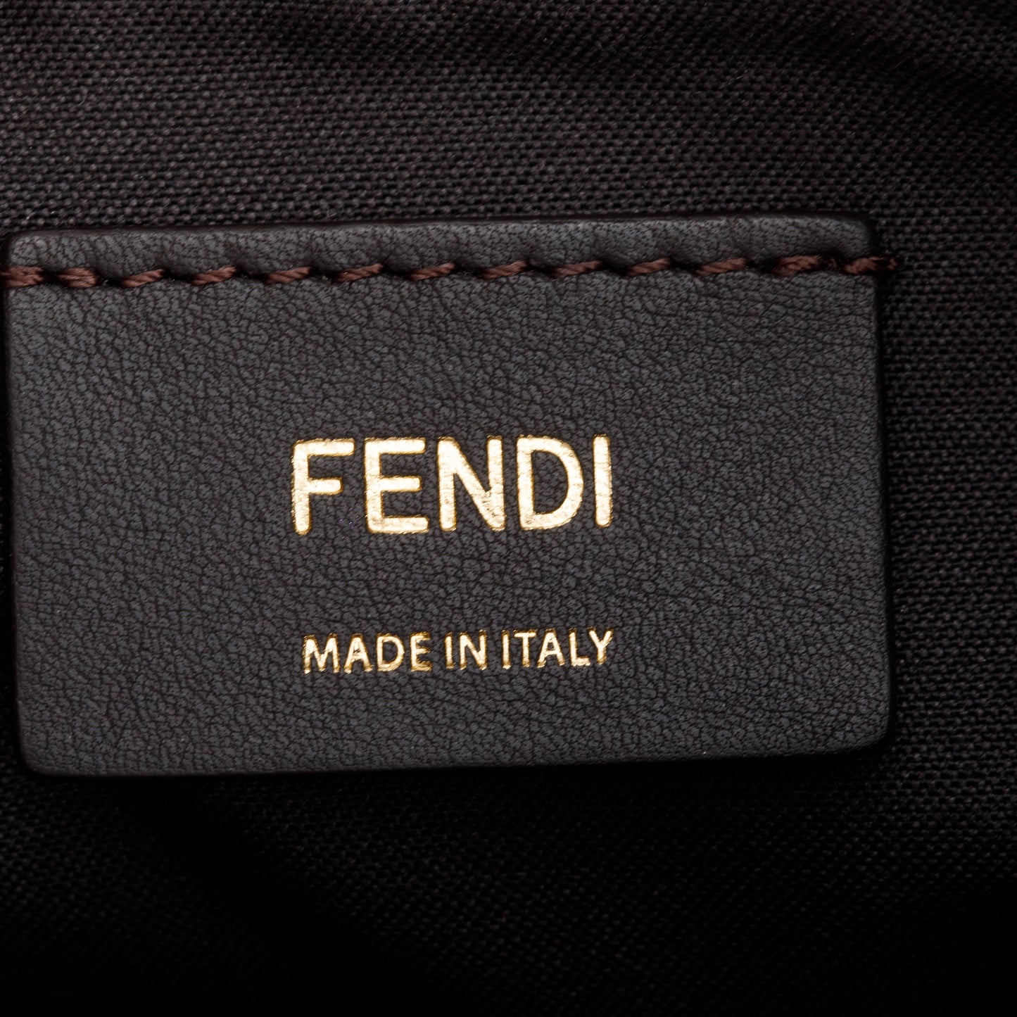 Fendi Grey Calf Leather Small Fendigraphy Bag