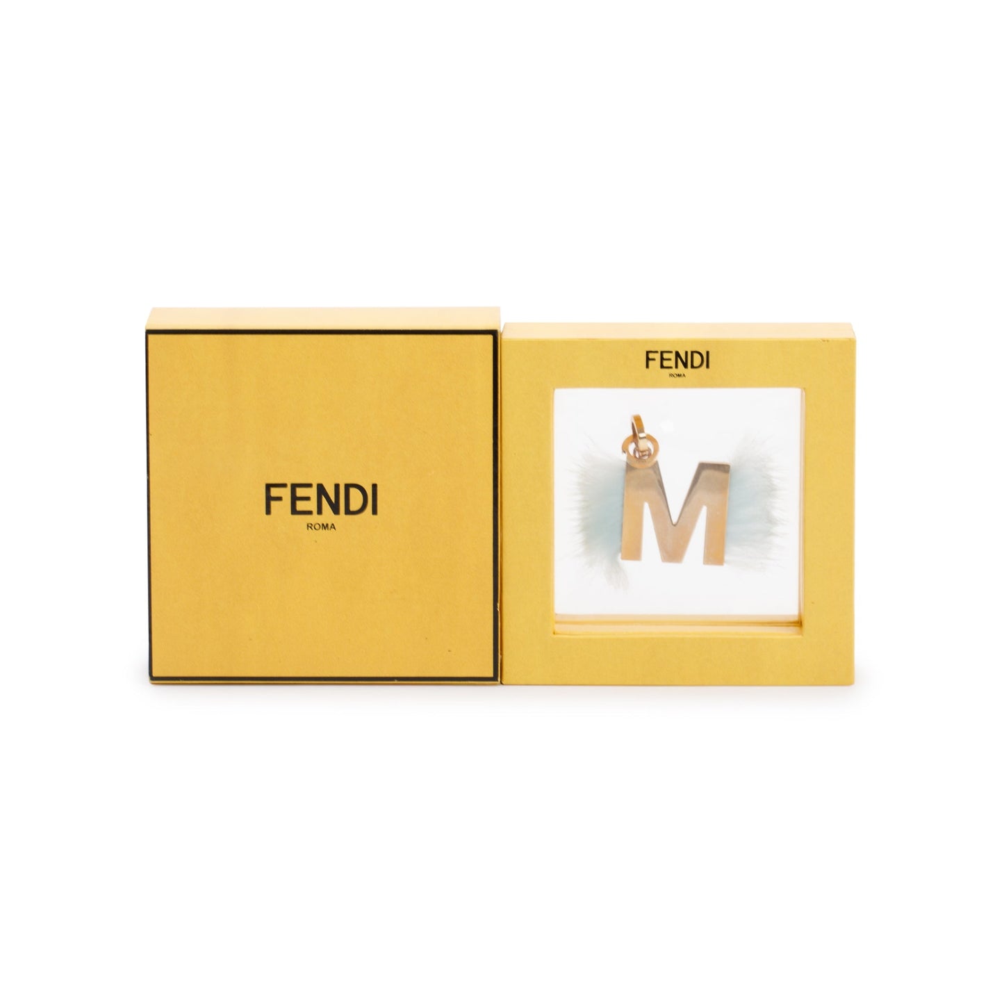 Fendi Mink Fur ABClick M Bag Charm