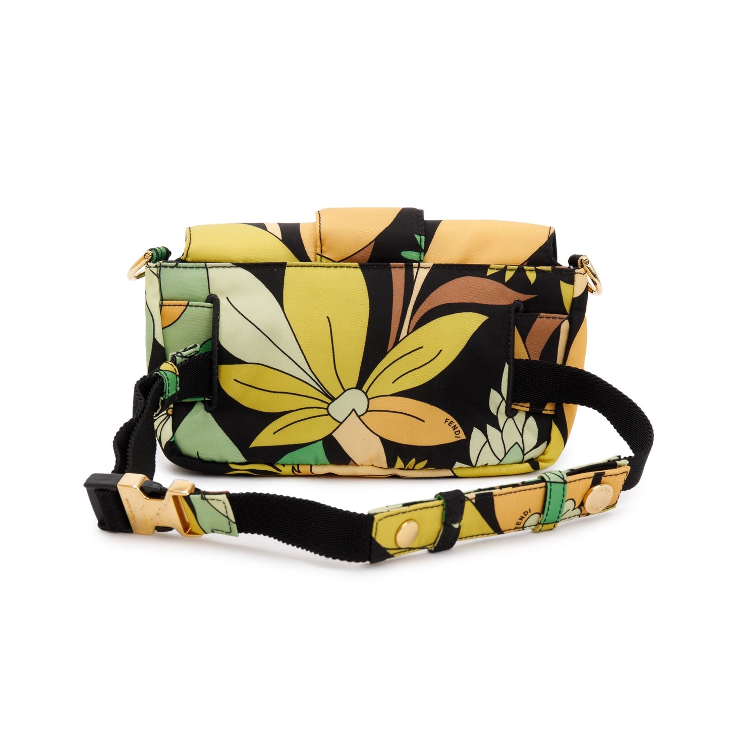 Fendi Multicolour Printed Nylon Baguette Belt Bag