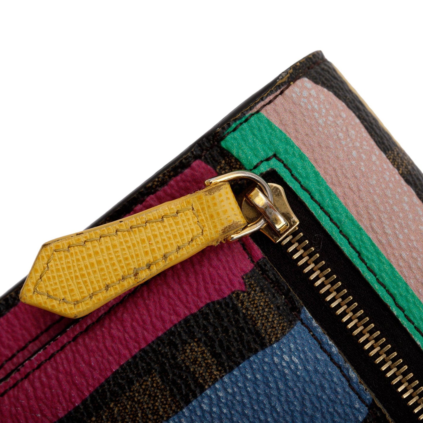 Fendi Multicolour Zucca Compact Wallet