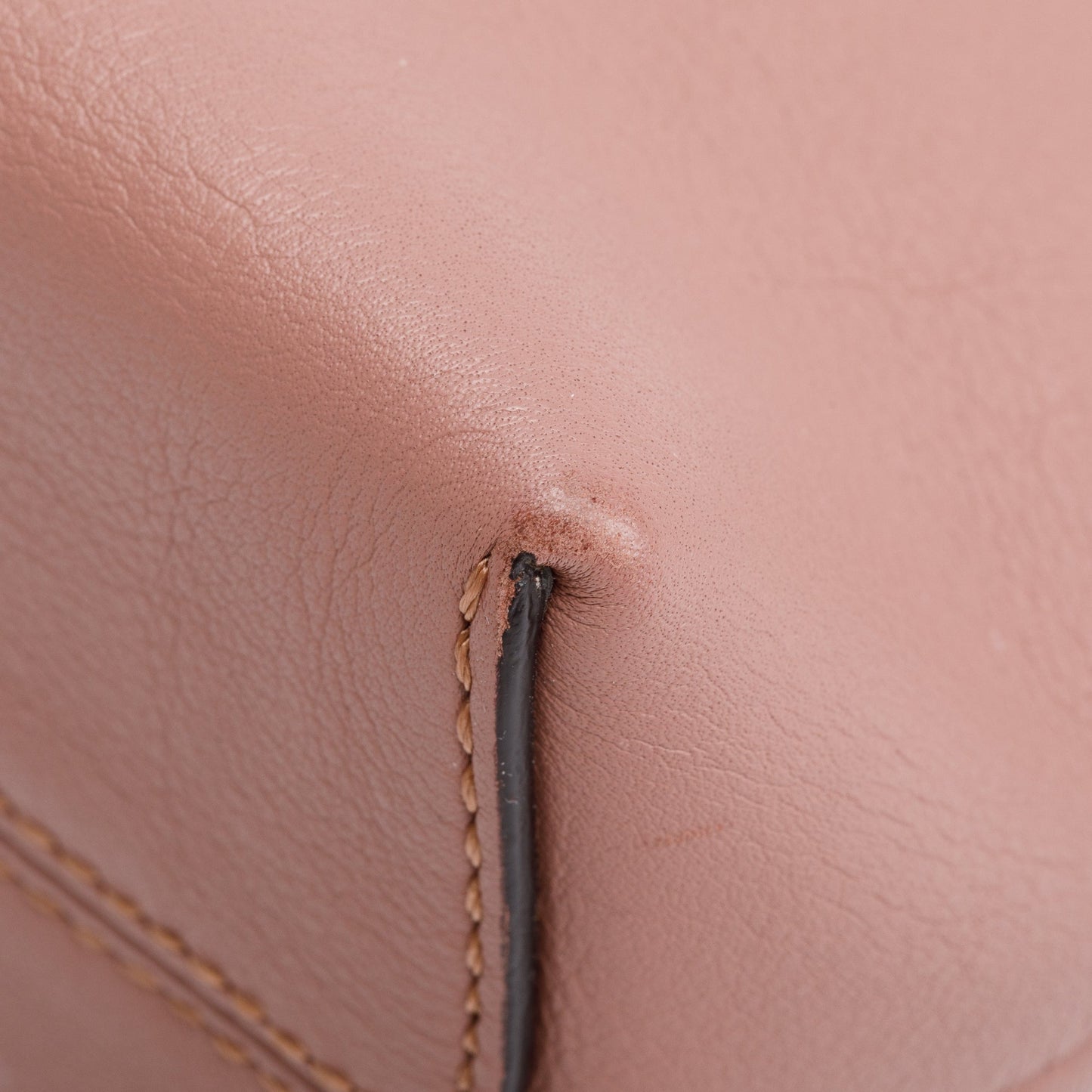 Fendi Neutral Vitello Dolce By the Way Mini Boston Bag