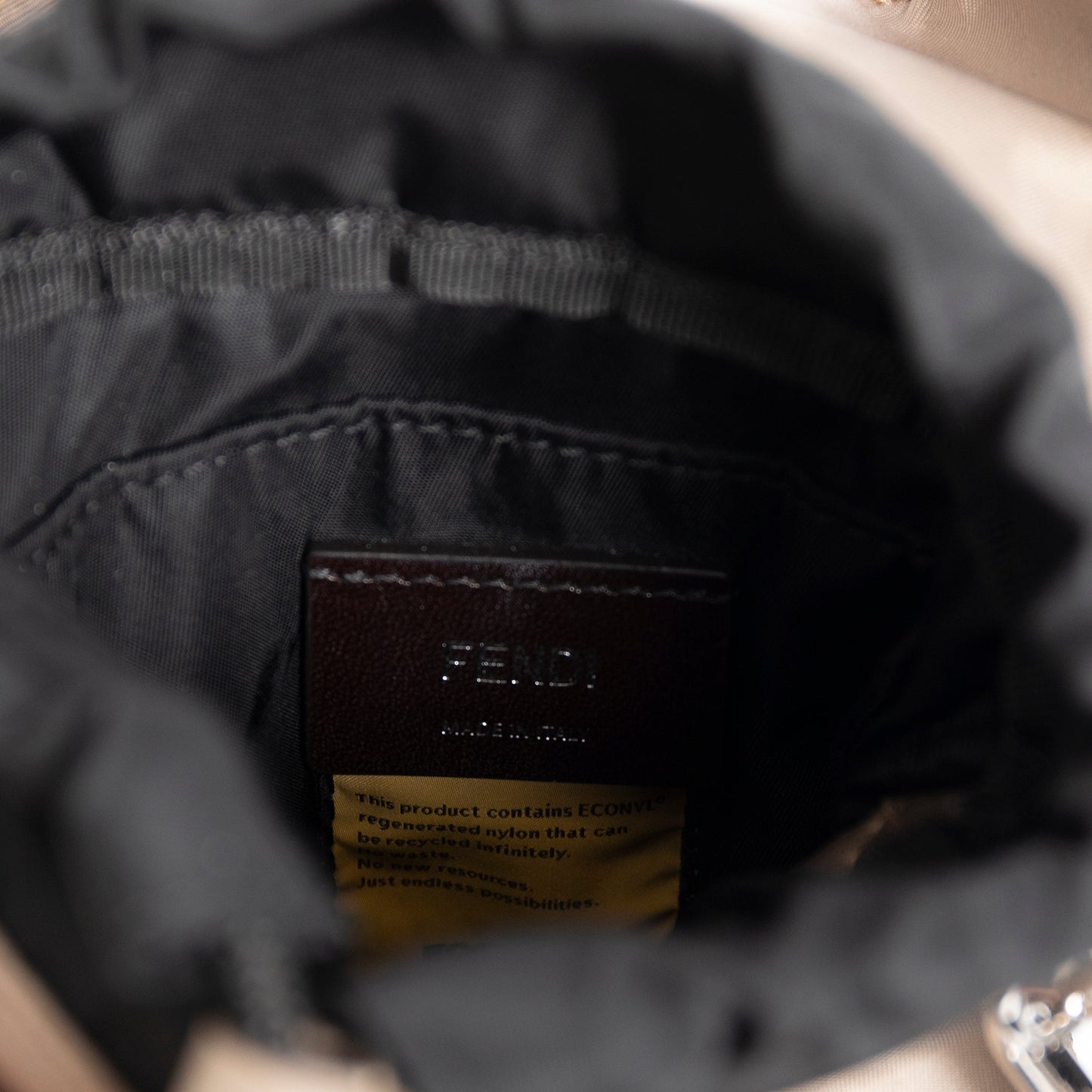 Fendi Nylon Fendiness Mini Backpack
