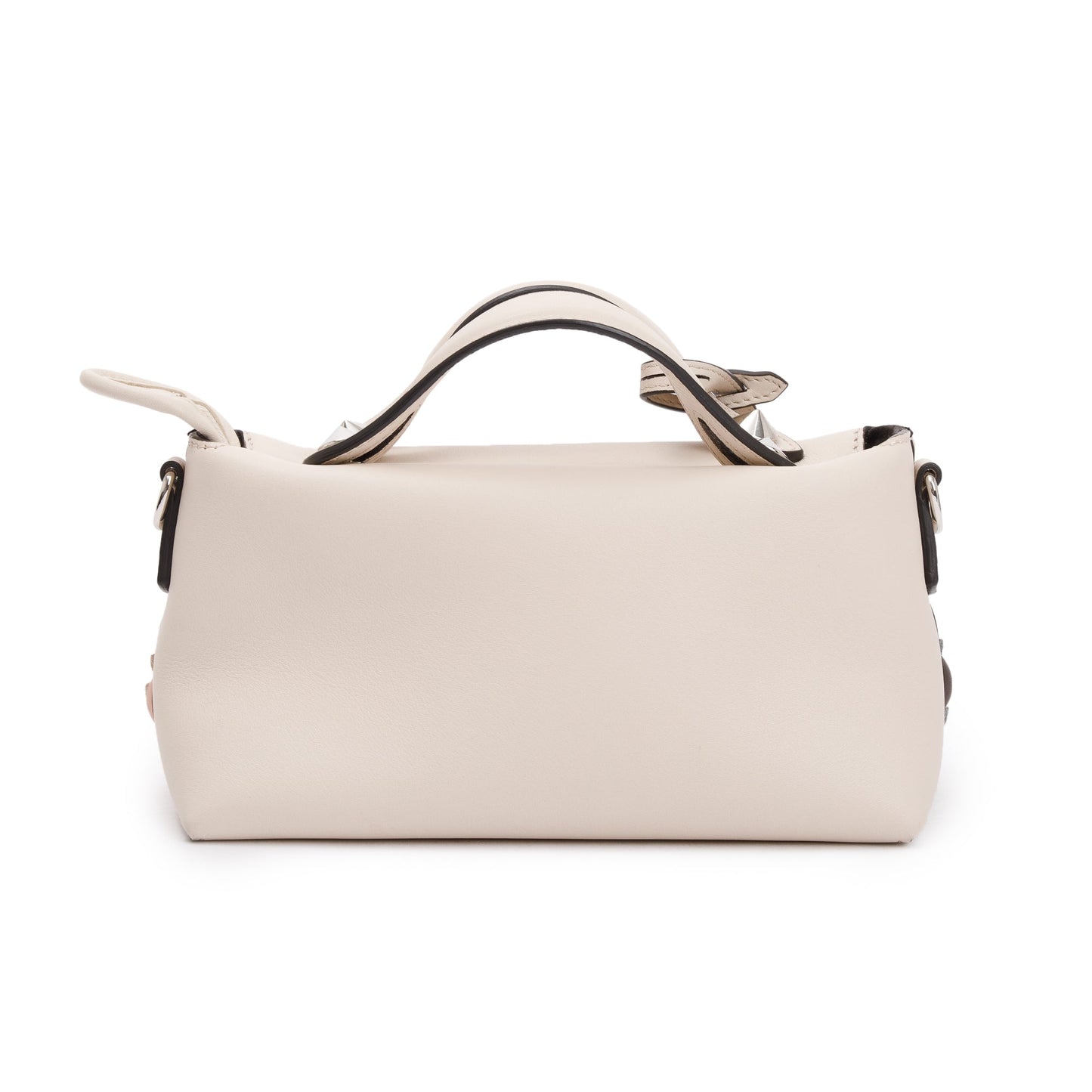 Fendi Pink Vitello Dolce Flowerland By the Way Mini Boston Bag