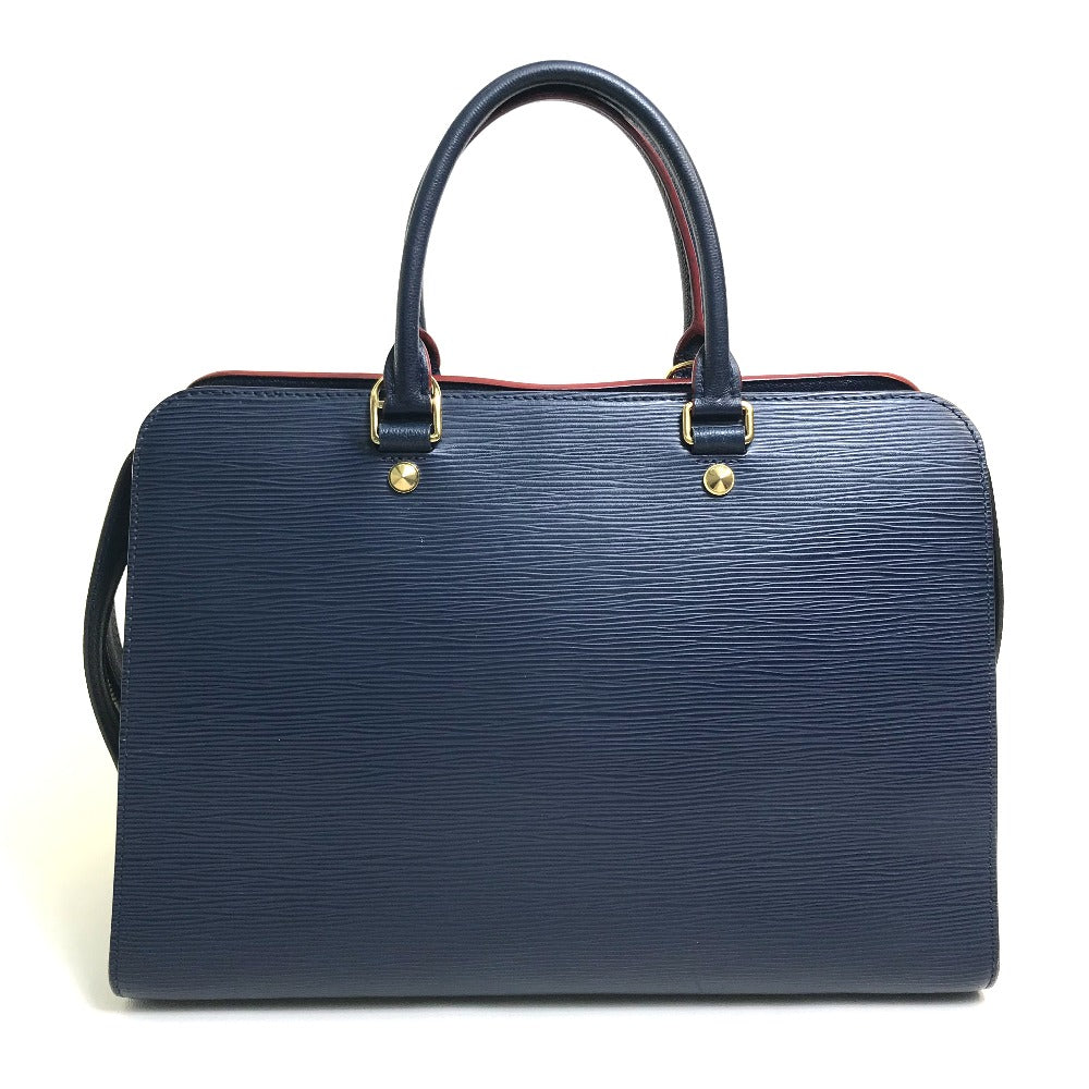 LOUIS VUITTON Handbag M54150 Epi Leather Navy x red Epi Vaneau GM Women