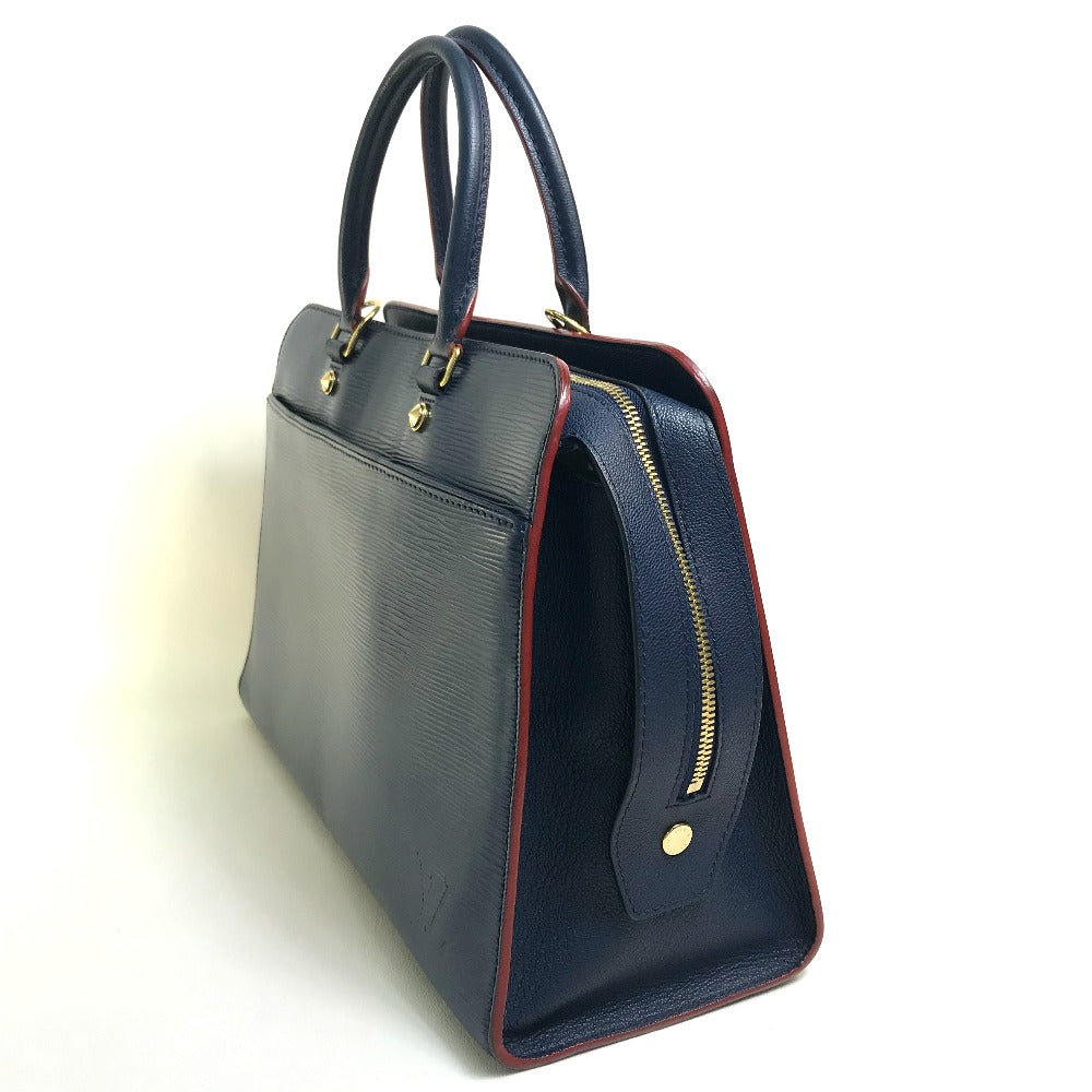 LOUIS VUITTON Handbag M54150 Epi Leather Navy x red Epi Vaneau GM Women
