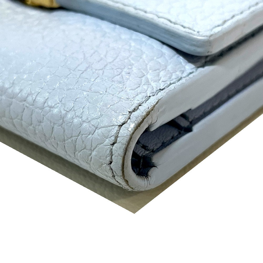 LOUIS VUITTON Trifold wallet M69061 Taurillon Clemence Leather Japan limited Portefeuille Capucines XS Women