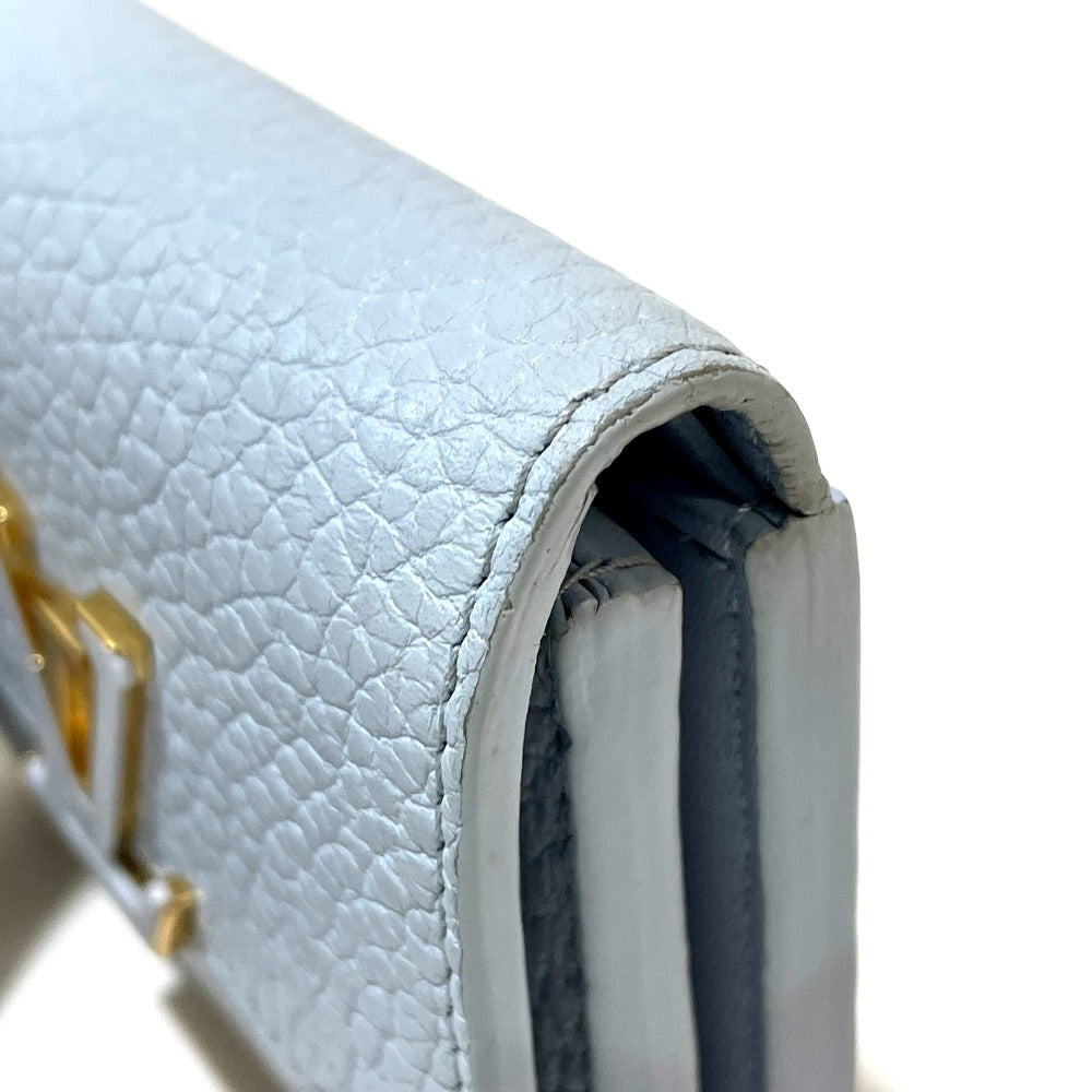 LOUIS VUITTON Trifold wallet M69061 Taurillon Clemence Leather Japan limited Portefeuille Capucines XS Women