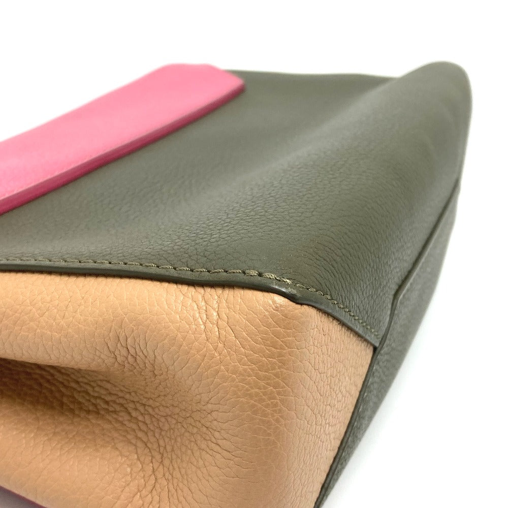 LOUIS VUITTON Shoulder Bag M54103 leather Pink x Khaki x Beige Tricolor Rock Me 2 BB Women