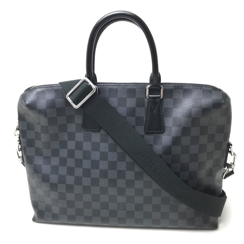LOUIS VUITTON Business bag N48224 Damier Grafitto Canvas black Damier Graphite Porto Documan Jules mens